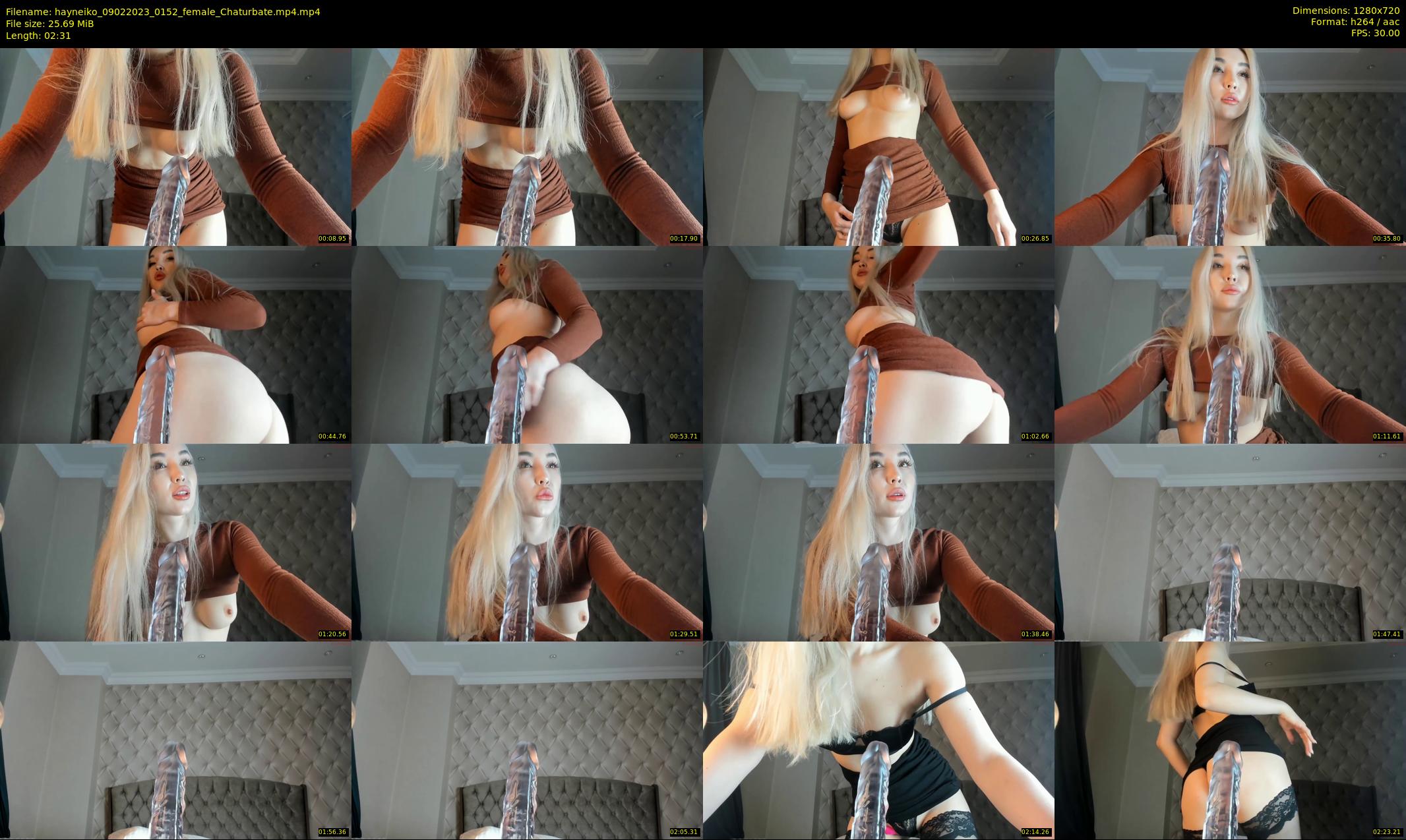hayneiko — 3 minute Chaturbate female cam show recording, 720p, Feb 9, 2023