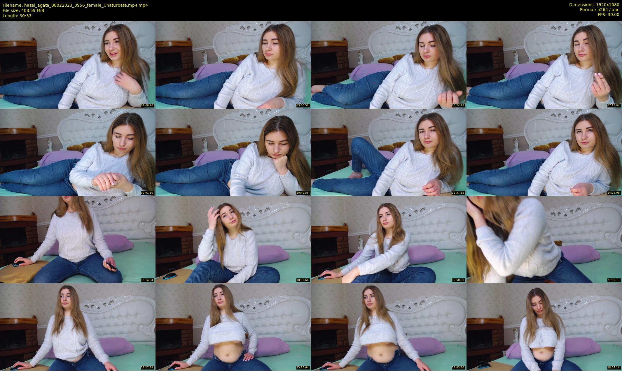 hazel_agata — 31 minute Chaturbate female cam show recording, 1080p, Feb 8, 2023