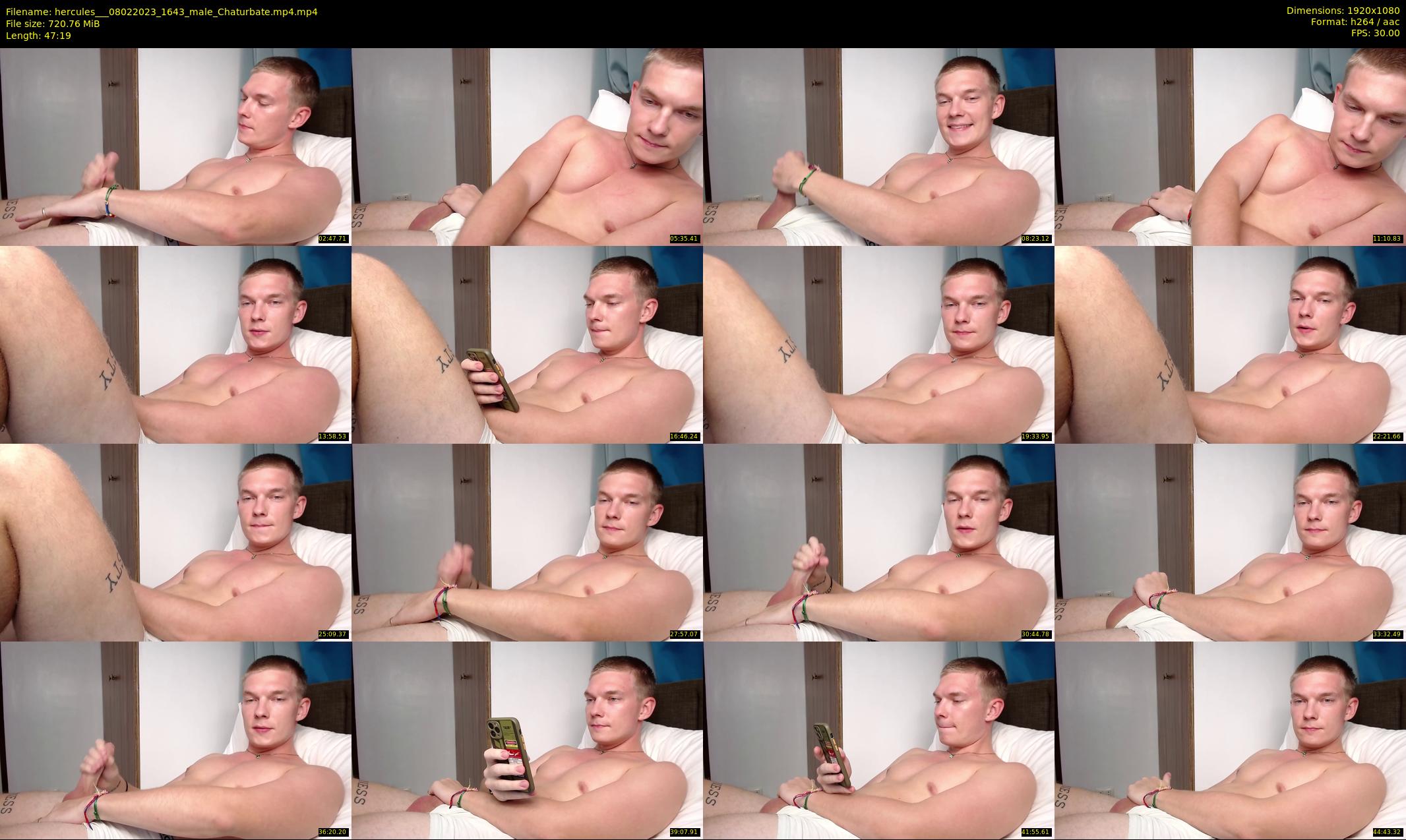 hercules__ — 48 minute Chaturbate male cam show recording, 1080p, Feb 8, 2023