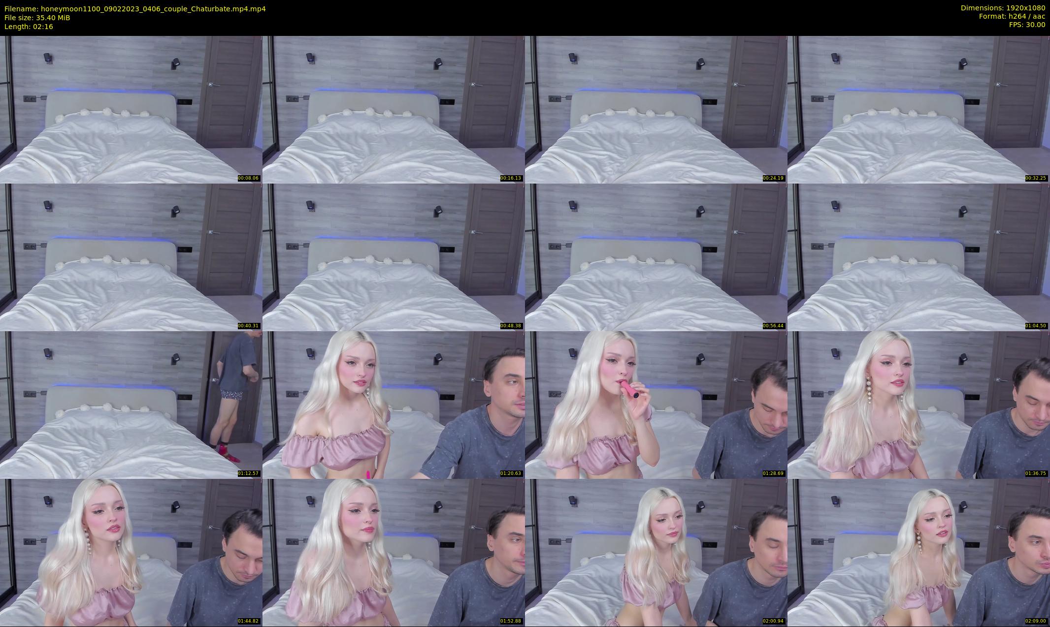 honeymoon1100 — 3 minute Chaturbate couple cam show recording, 1080p, Feb 9, 2023