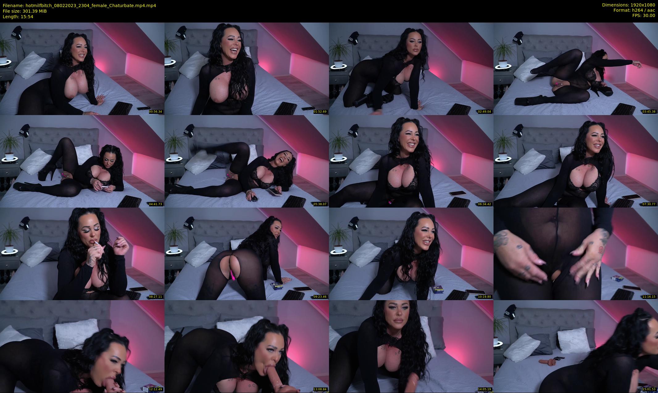 hotmilfbitch — 16 minute Chaturbate female cam show recording, 1080p, Feb 8, 2023