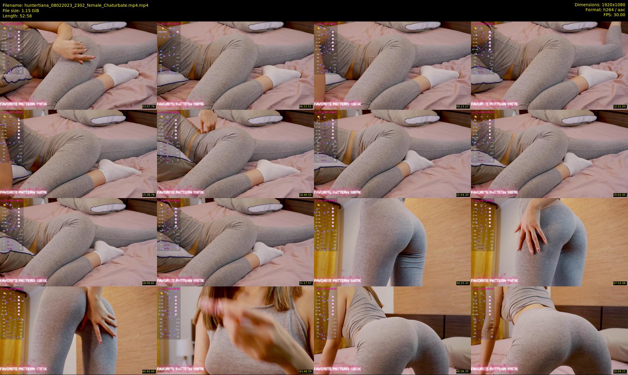 huntertiana — 53 minute Chaturbate female cam show recording, 1080p, Feb 8, 2023