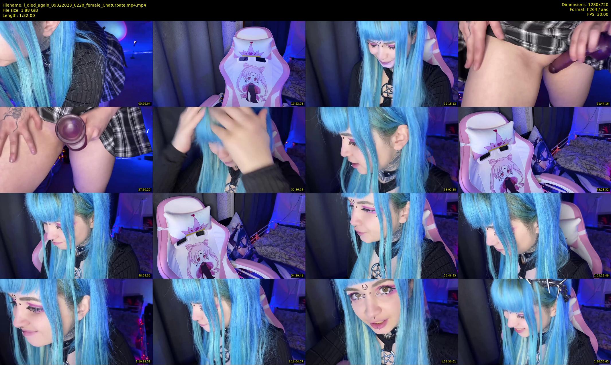 i_died_again — 92 minute Chaturbate female cam show recording, 720p, Feb 9, 2023