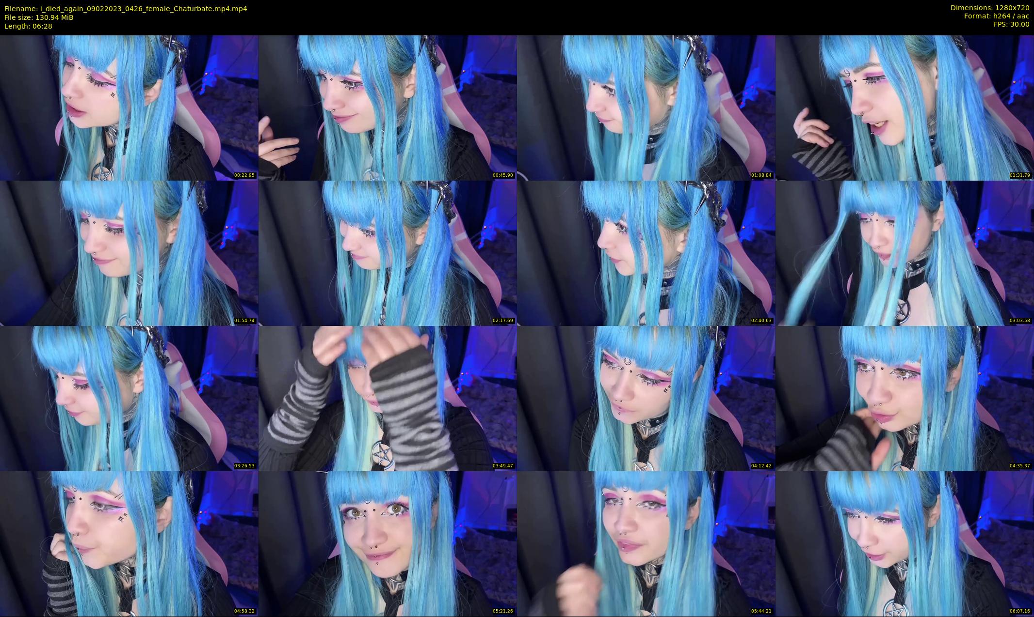 i_died_again — 7 minute Chaturbate female cam show recording, 720p, Feb 9, 2023