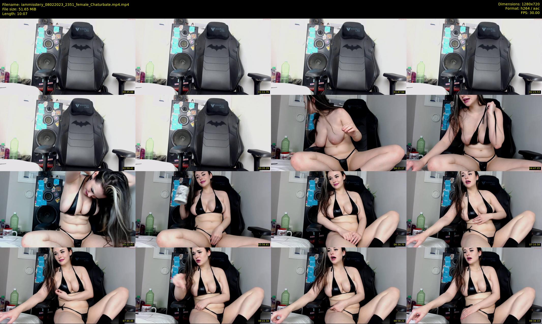 iammisstery — 11 minute Chaturbate female cam show recording, 720p, Feb 8, 2023
