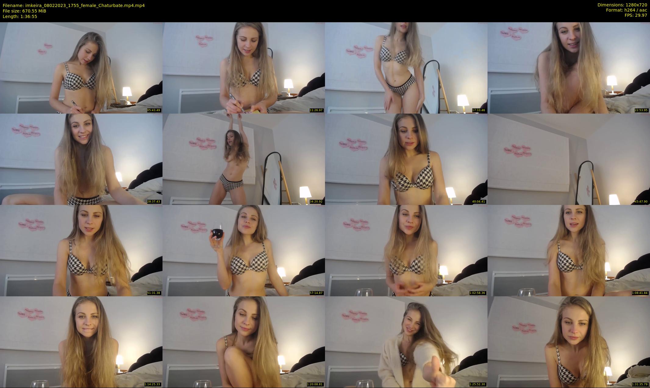 imkeira — 97 minute Chaturbate female cam show recording, 720p, Feb 8, 2023