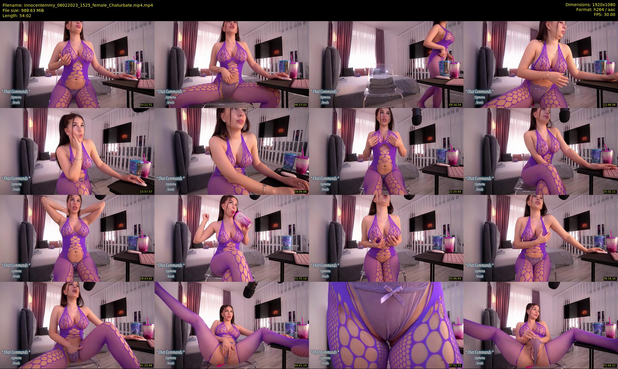 innocentemmy — 55 minute Chaturbate female cam show recording, 1080p, Feb 8, 2023