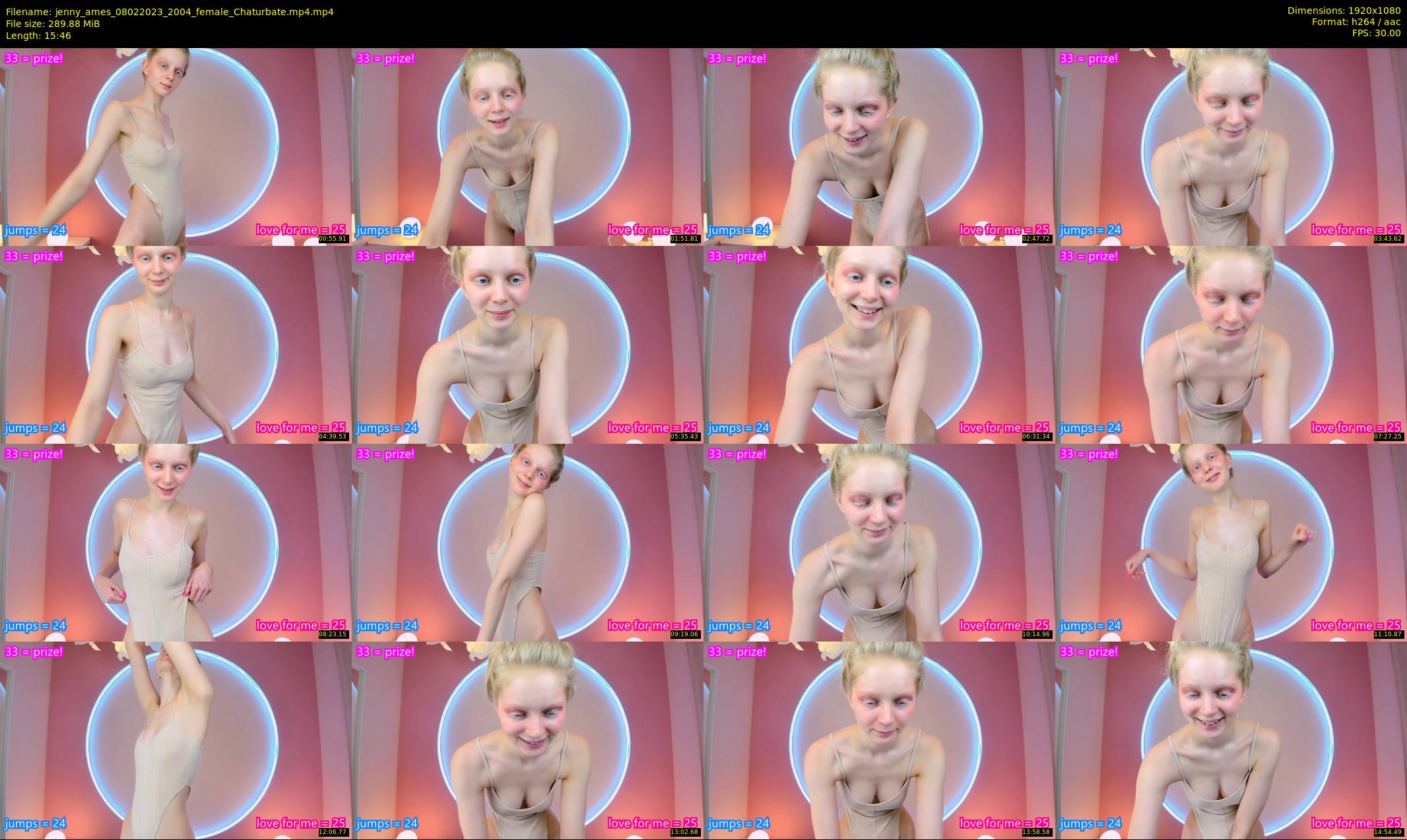 jenny_ames — 16 minute Chaturbate female cam show recording, 1080p, Feb 8, 2023