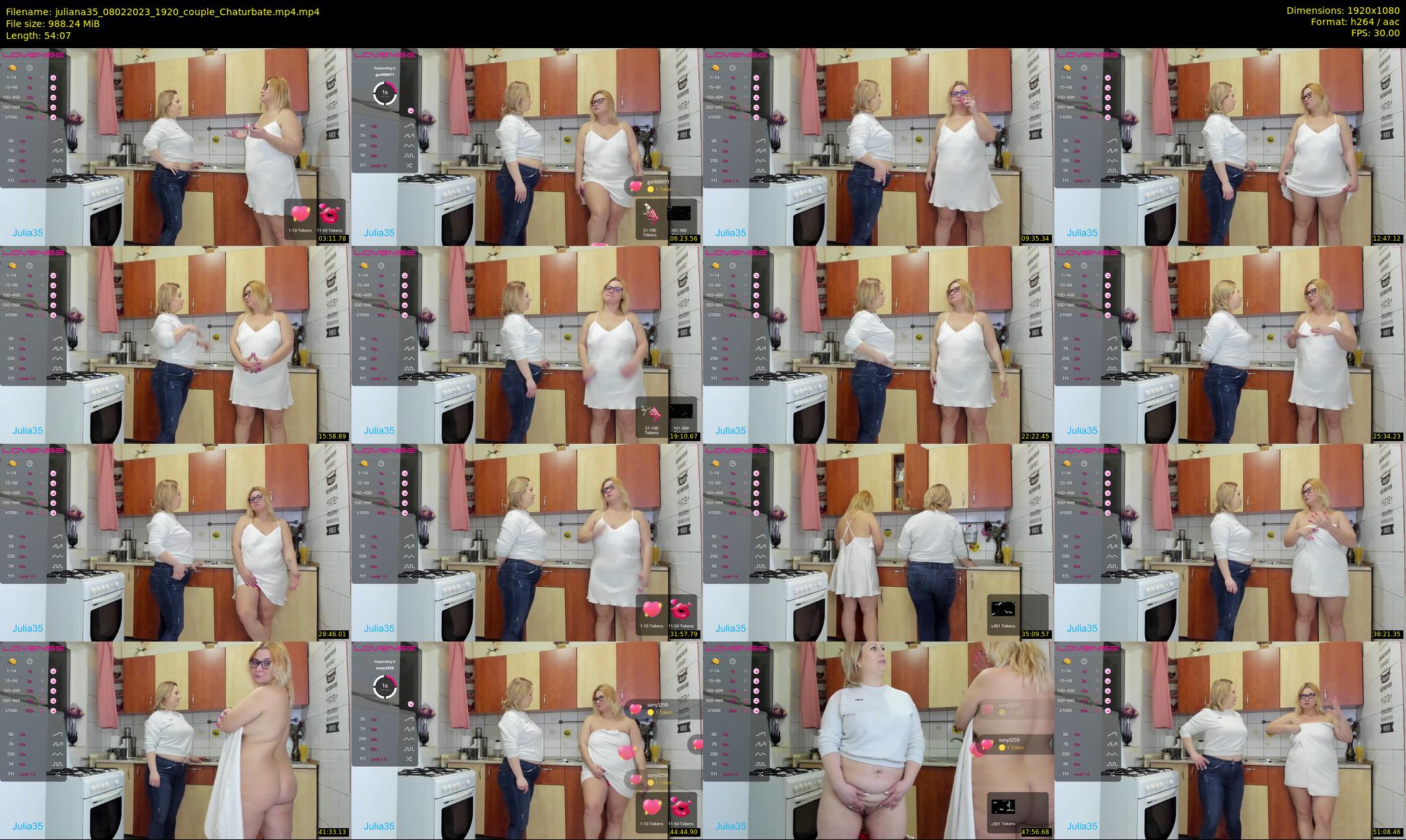 juliana35 — 55 minute Chaturbate couple cam show recording, 1080p, Feb 8, 2023