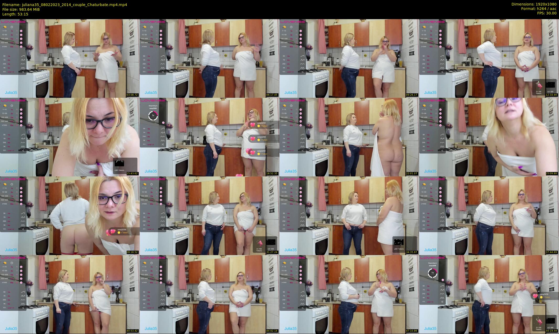 juliana35 — 54 minute Chaturbate couple cam show recording, 1080p, Feb 8, 2023