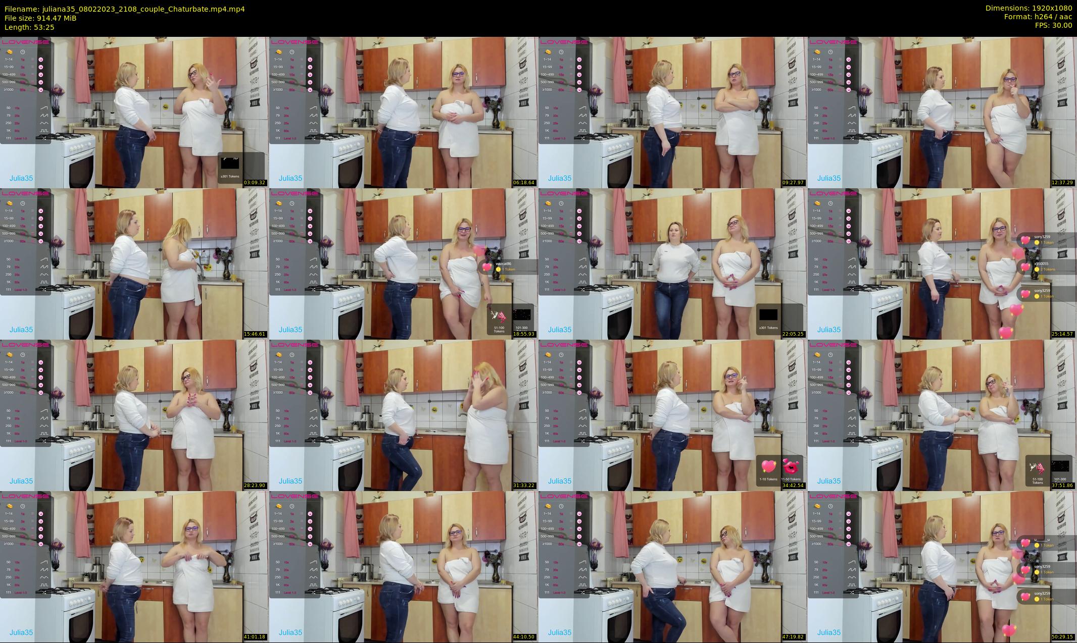 juliana35 — 54 minute Chaturbate couple cam show recording, 1080p, Feb 8, 2023