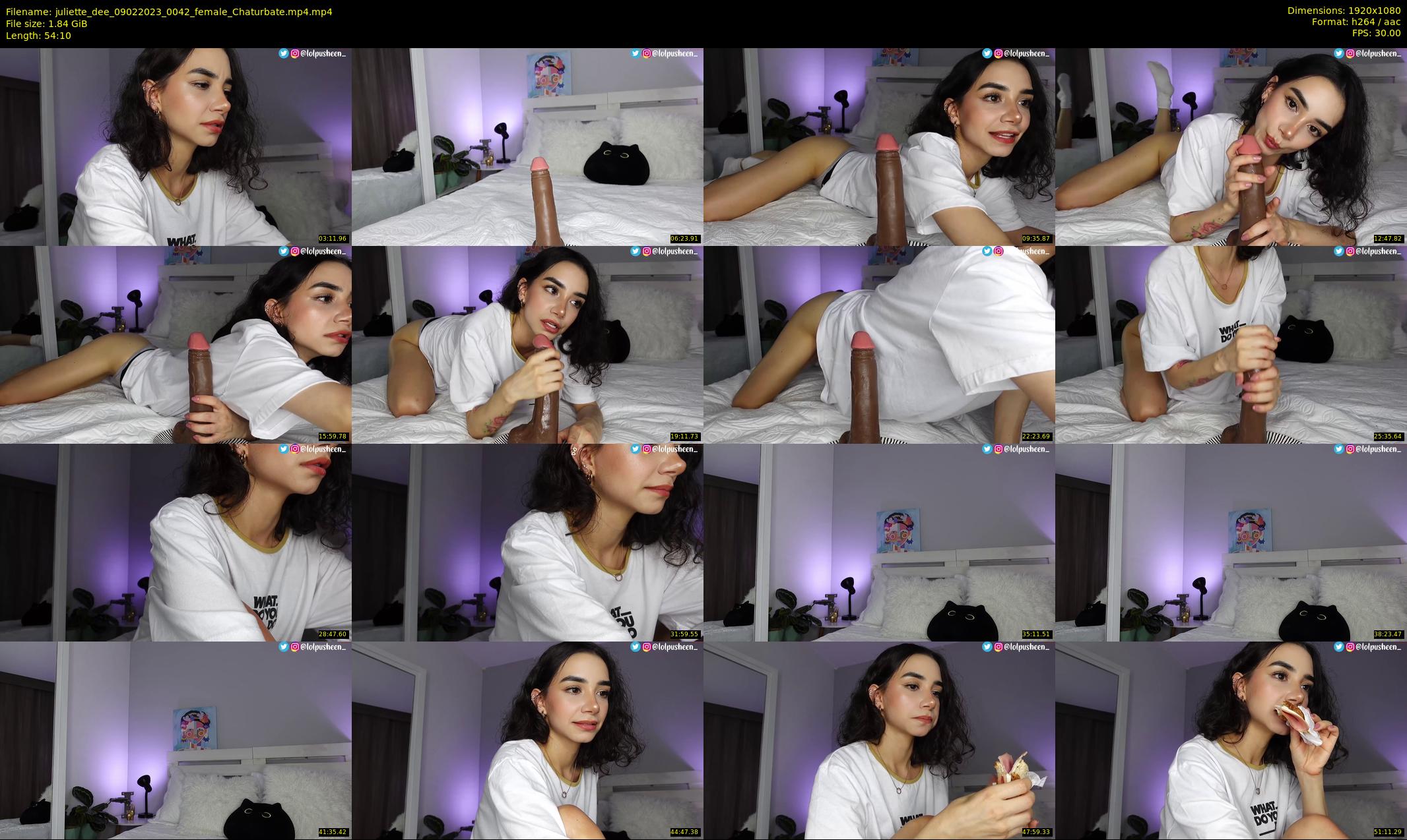juliette_dee — 55 minute Chaturbate female cam show recording, 1080p, Feb 9, 2023