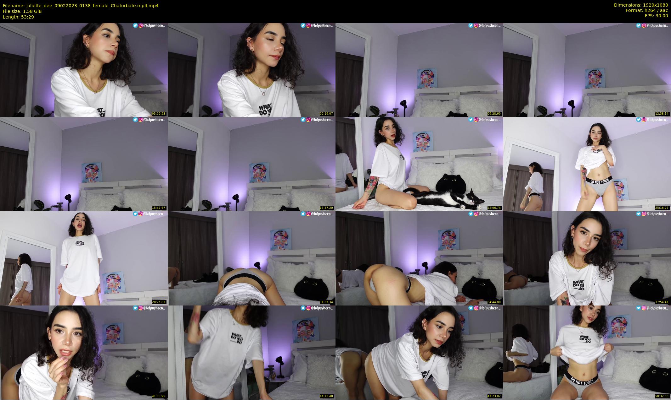 juliette_dee — 54 minute Chaturbate female cam show recording, 1080p, Feb 9, 2023