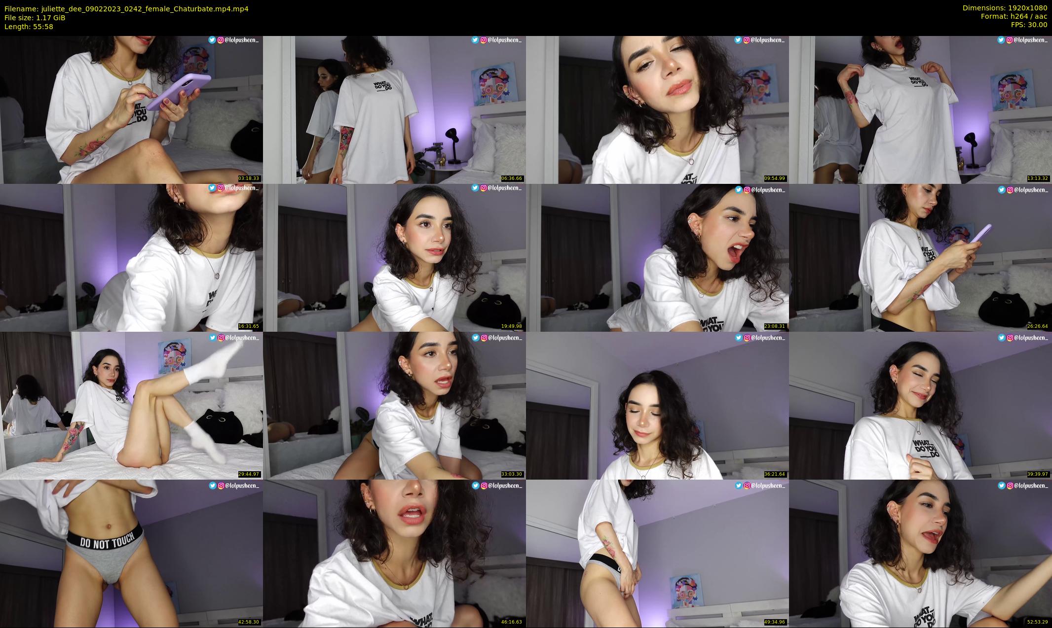 juliette_dee — 56 minute Chaturbate female cam show recording, 1080p, Feb 9, 2023