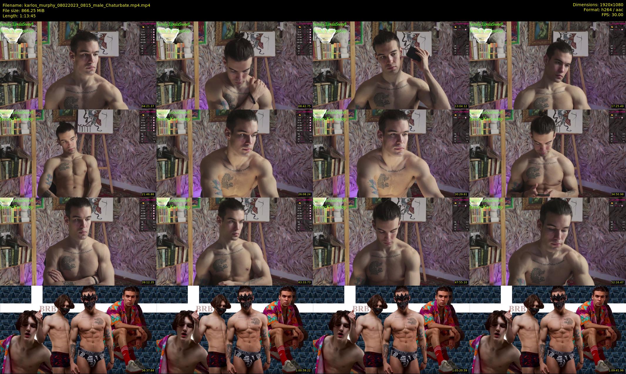 karlos_murphy — 74 minute Chaturbate male cam show recording, 1080p, Feb 8, 2023
