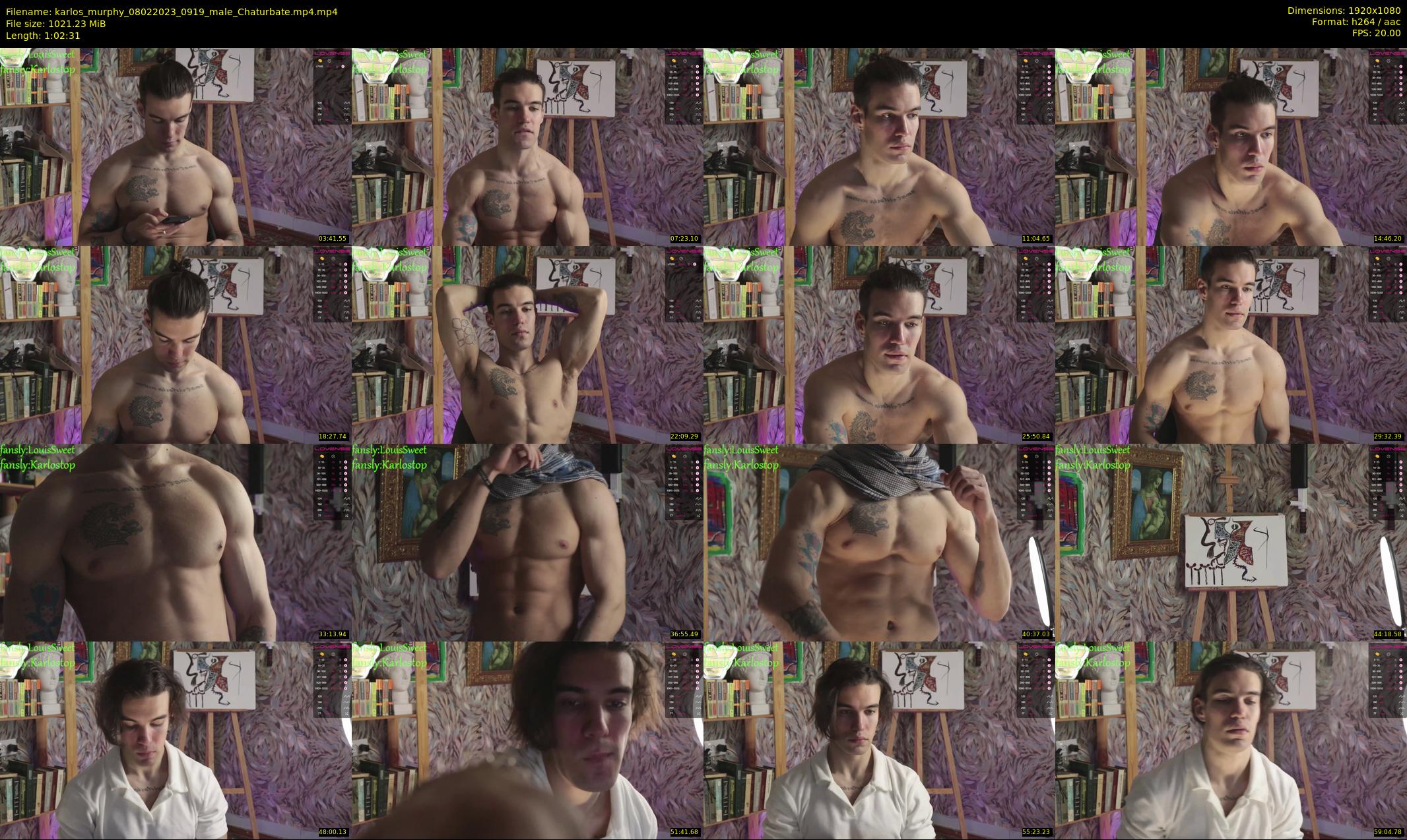 karlos_murphy — 63 minute Chaturbate male cam show recording, 1080p, Feb 8, 2023