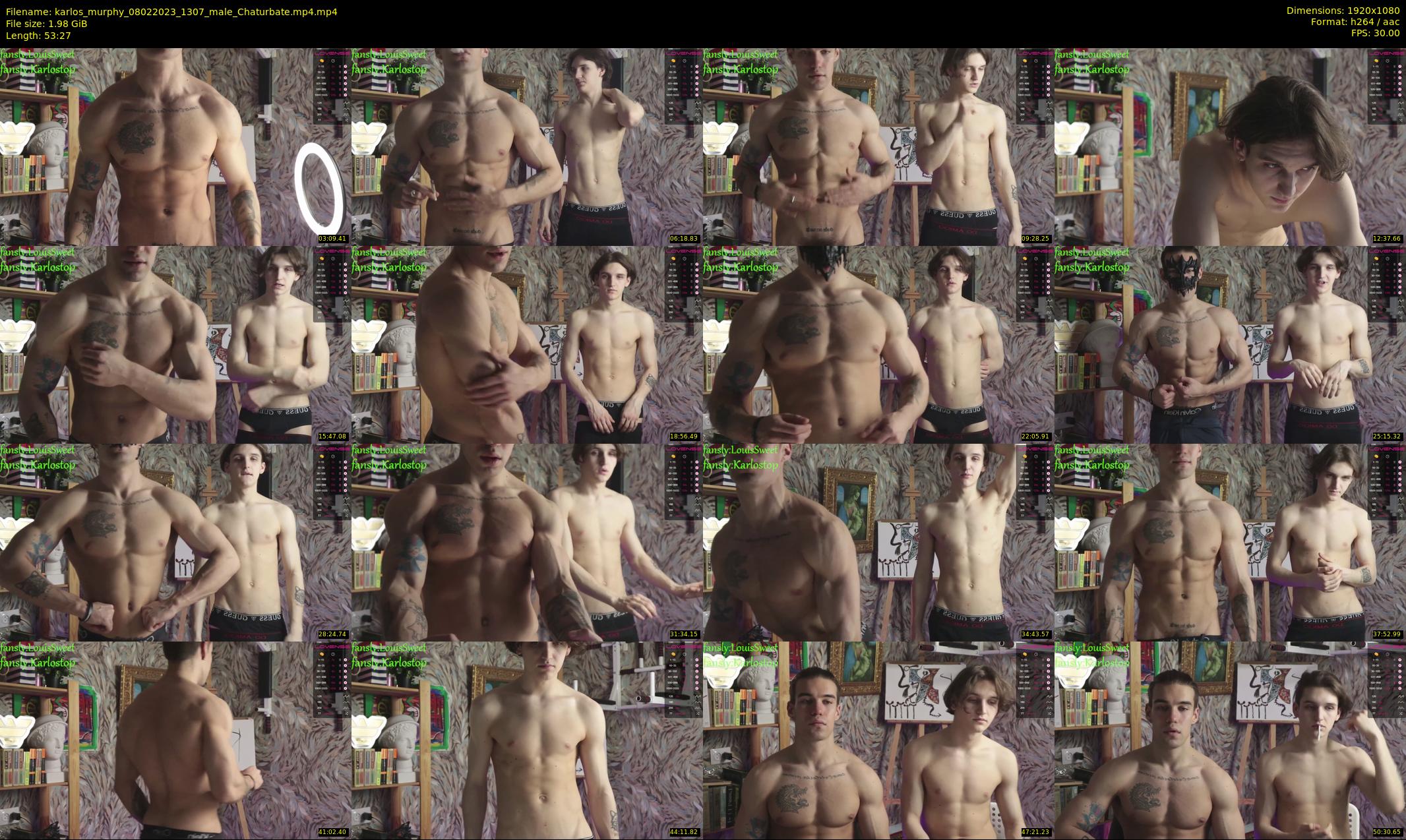 karlos_murphy — 54 minute Chaturbate male cam show recording, 1080p, Feb 8, 2023