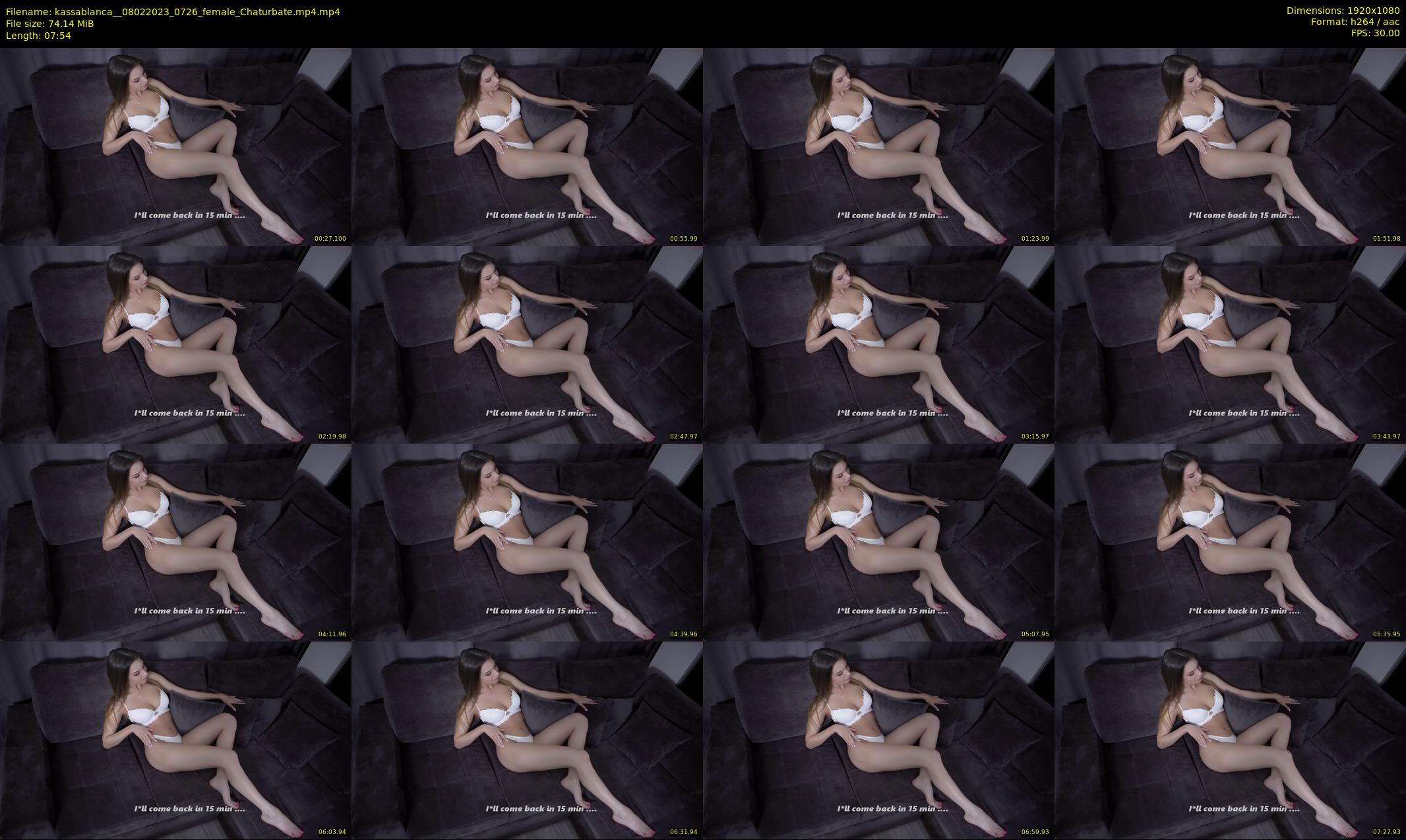 kassablanca_ — 8 minute Chaturbate female cam show recording, 1080p, Feb 8, 2023