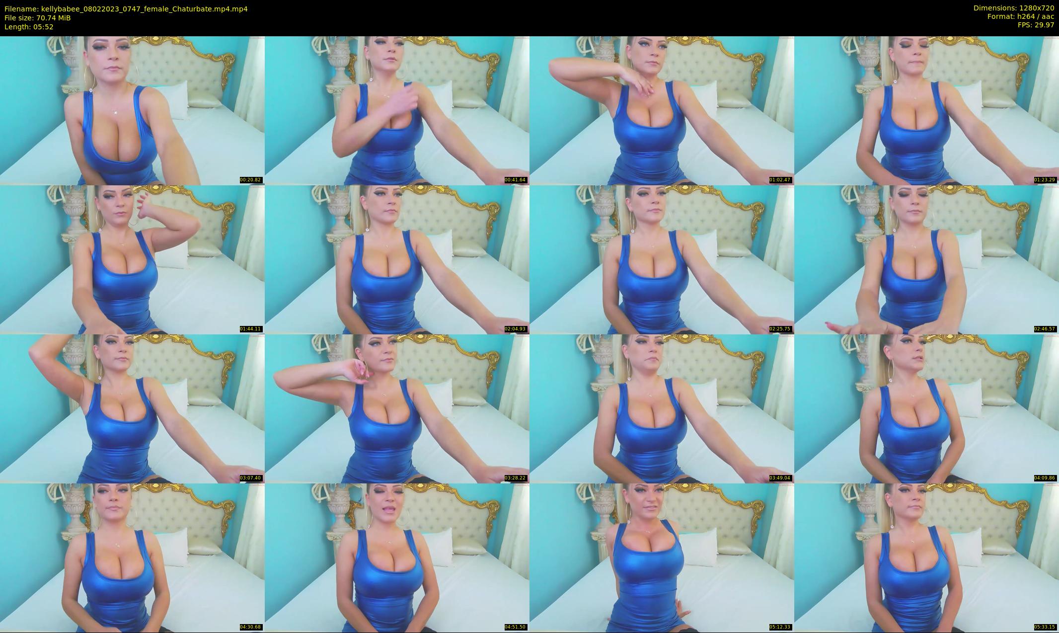 kellybabee — 6 minute Chaturbate female cam show recording, 720p, Feb 8, 2023