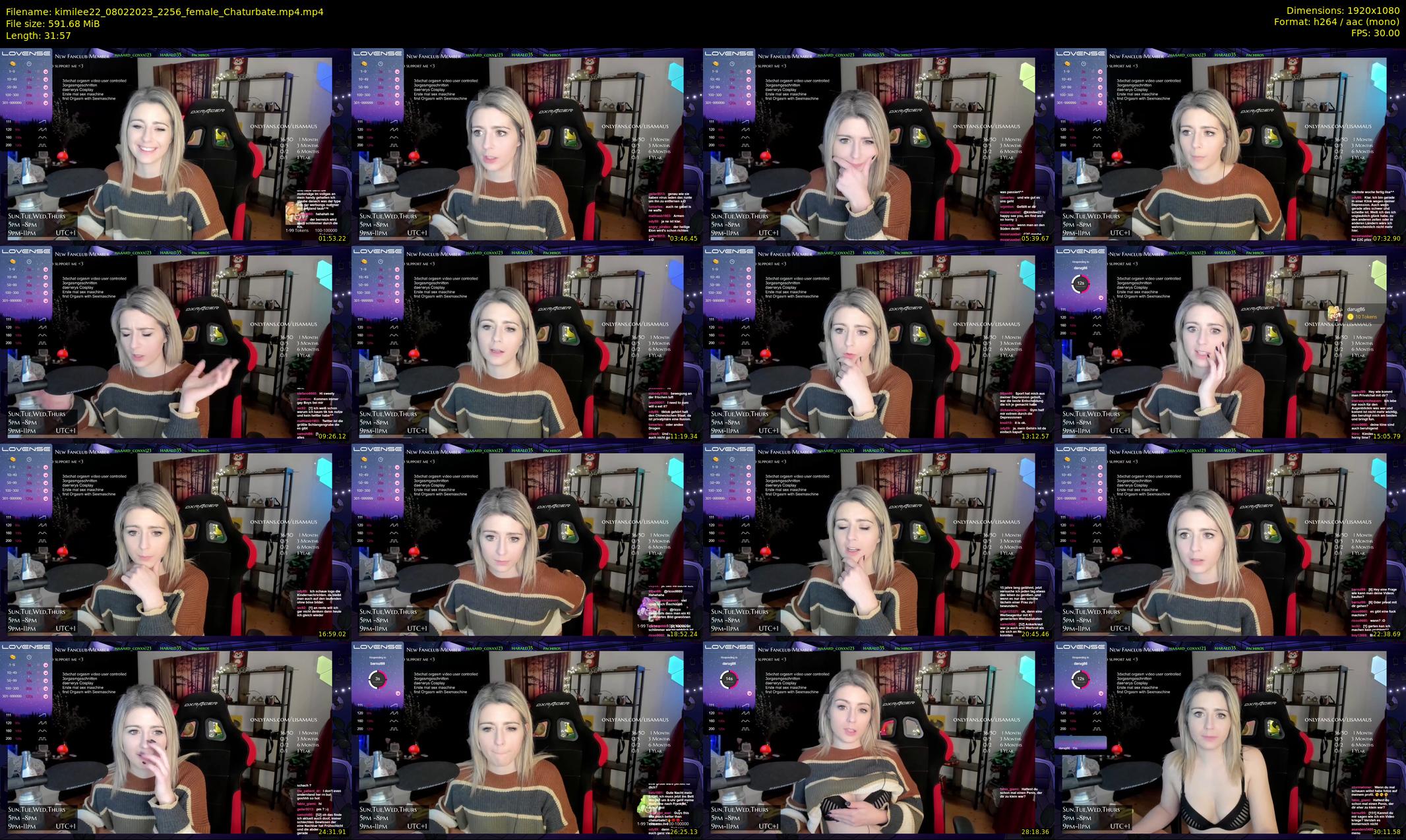 kimilee22 — 32 minute Chaturbate female cam show recording, 1080p, Feb 8, 2023