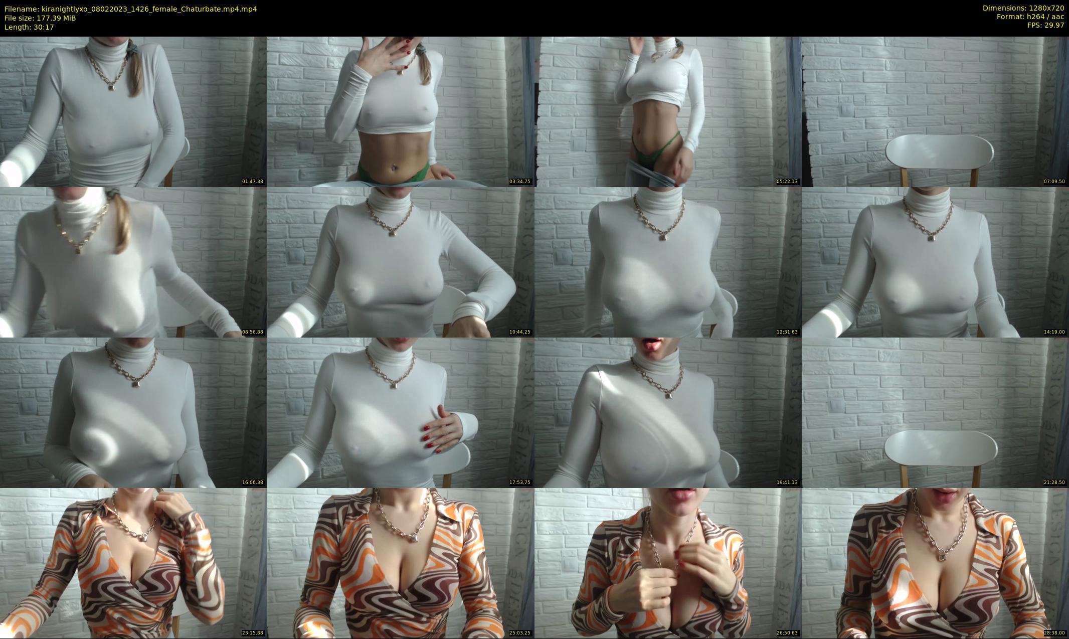 kiranightlyxo — 31 minute Chaturbate female cam show recording, 720p, Feb 8, 2023