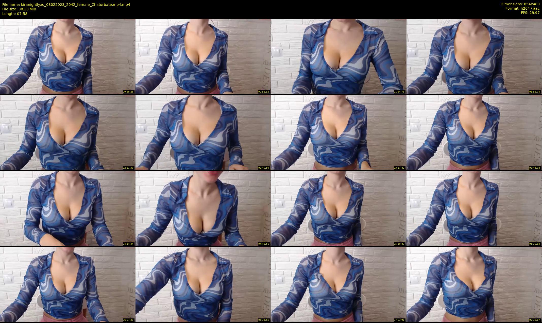 kiranightlyxo — 8 minute Chaturbate female cam show recording, 480p, Feb 8, 2023