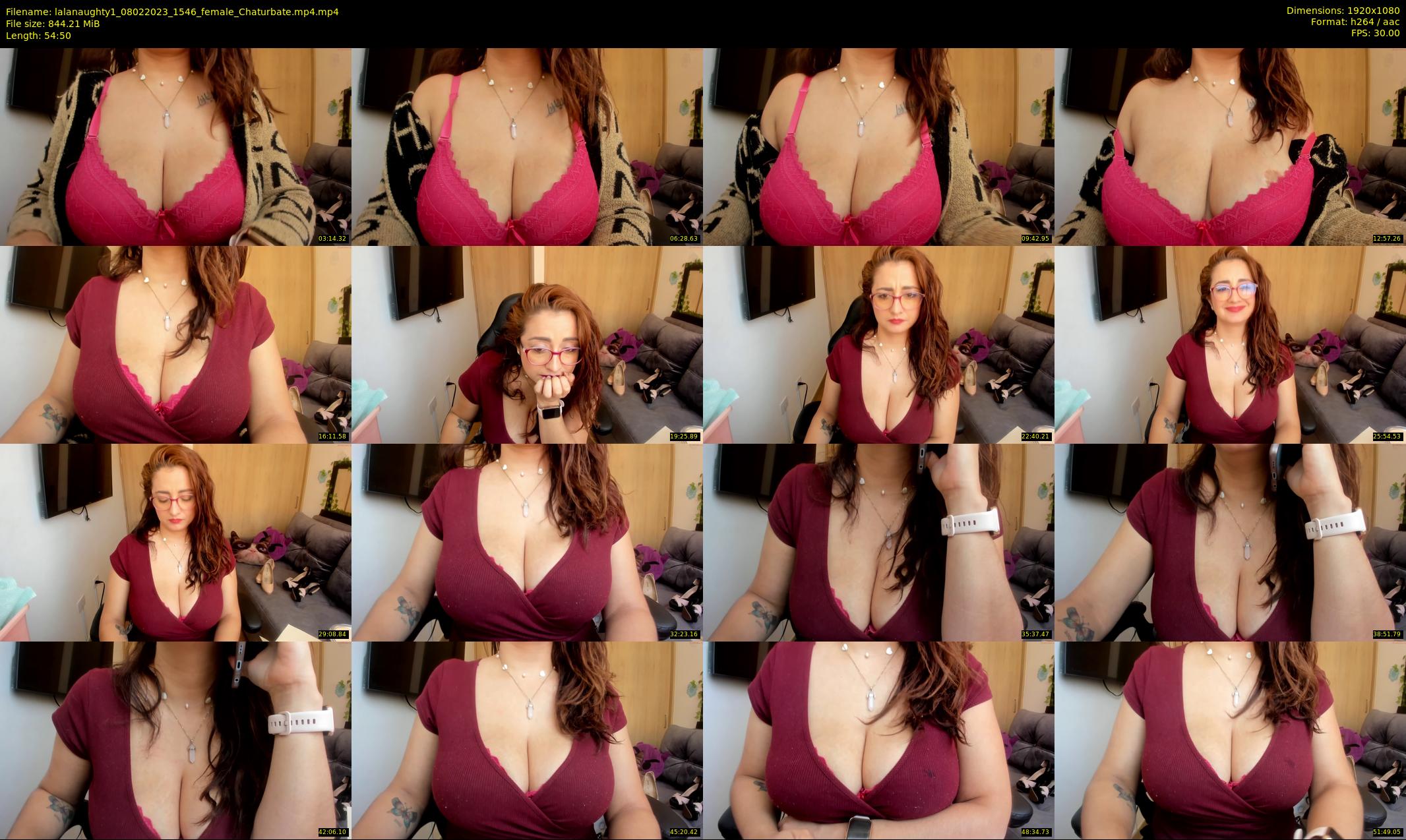 lalanaughty1 — 55 minute Chaturbate female cam show recording, 1080p, Feb 8, 2023