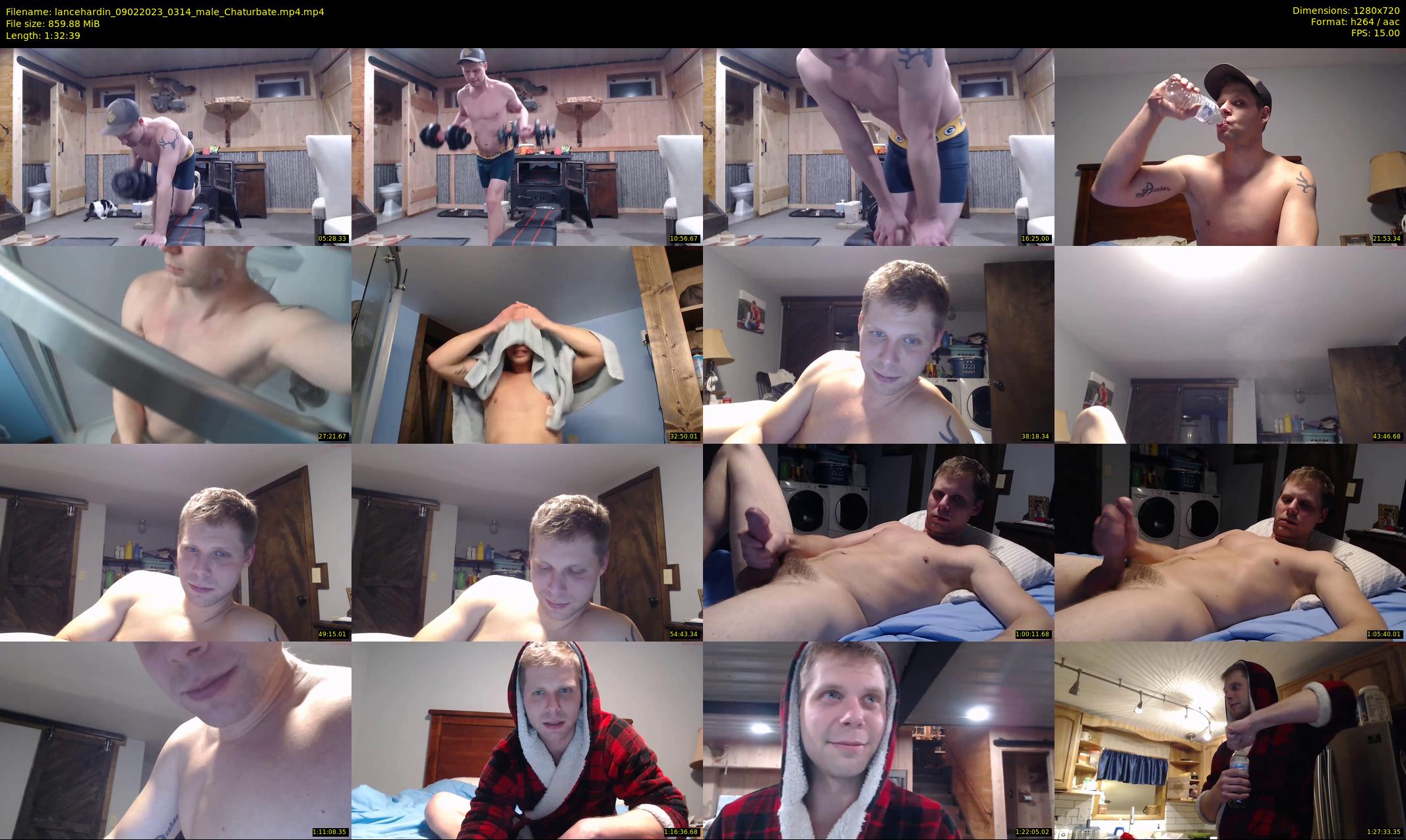 lancehardin — 93 minute Chaturbate male cam show recording, 720p, Feb 9, 2023