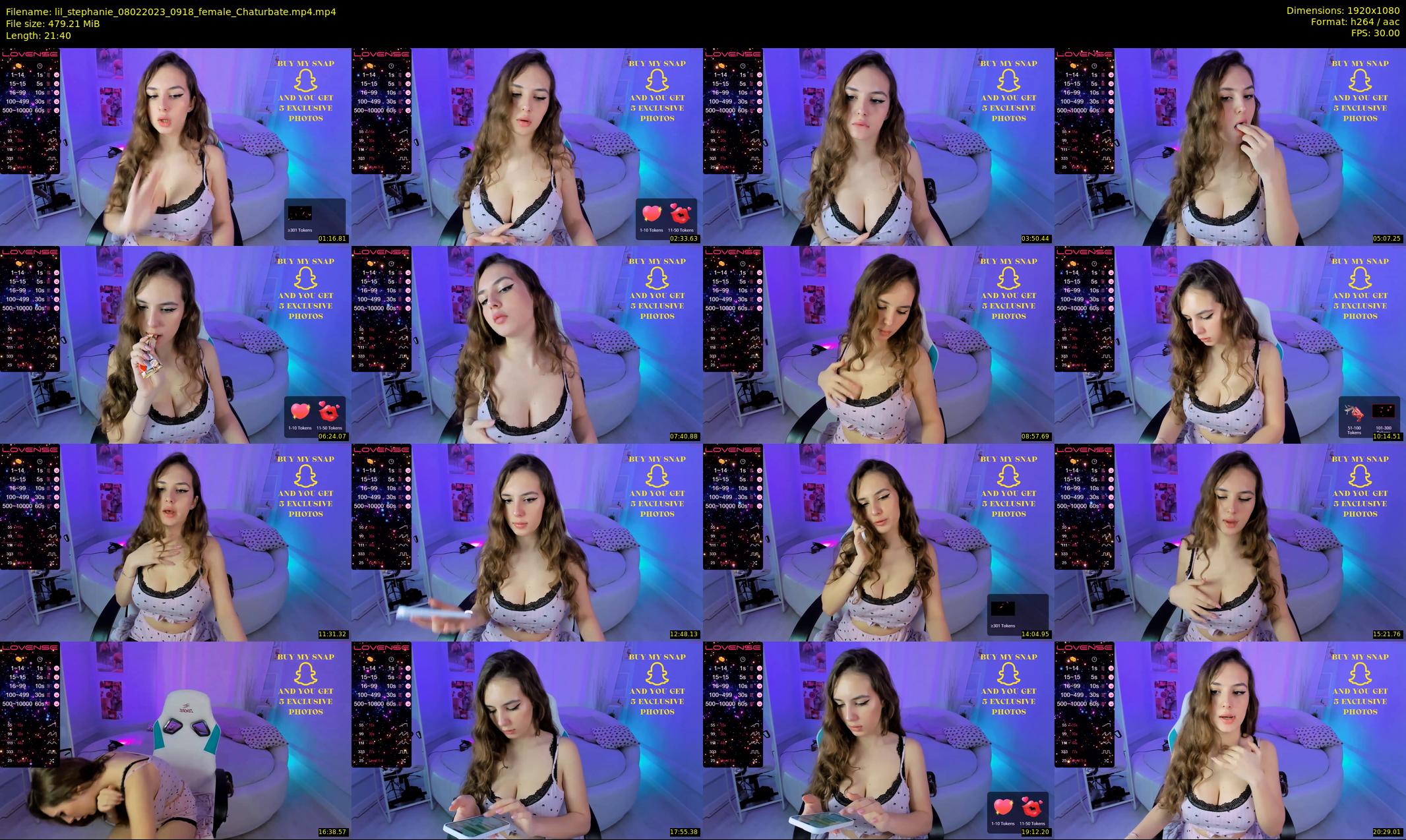 lil_stephanie — 22 minute Chaturbate female cam show recording, 1080p, Feb 8, 2023