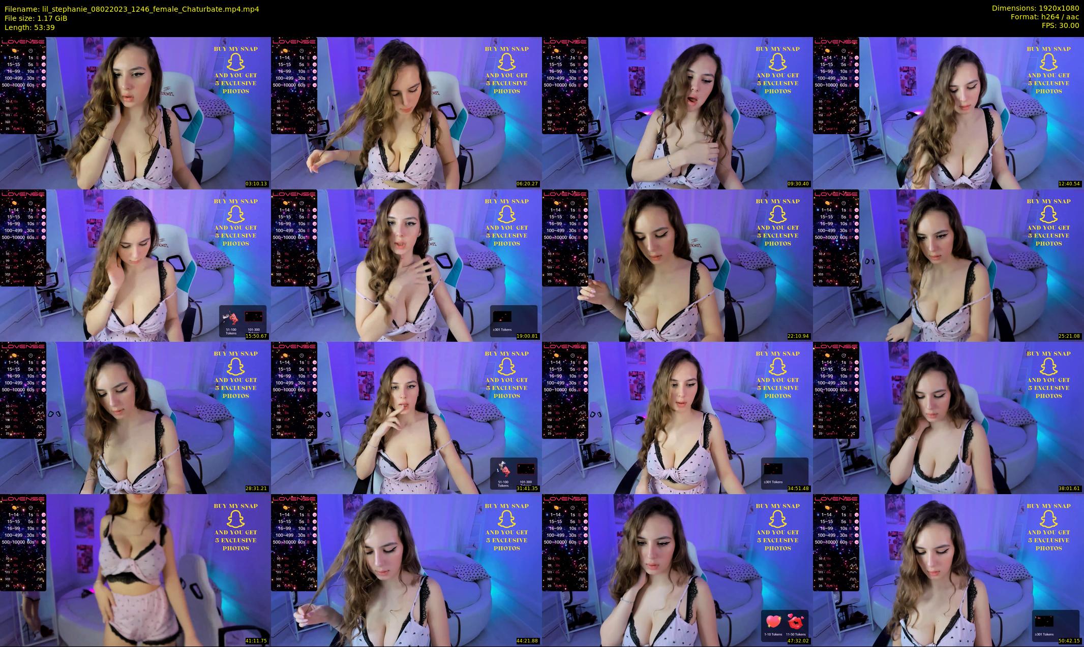 lil_stephanie — 54 minute Chaturbate female cam show recording, 1080p, Feb 8, 2023