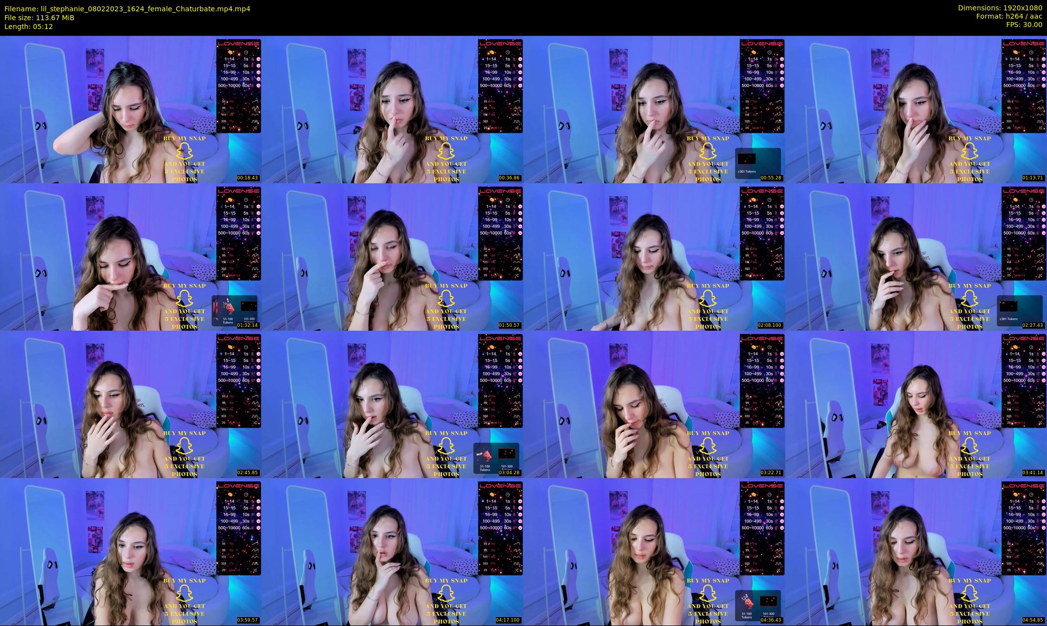 lil_stephanie — 6 minute Chaturbate female cam show recording, 1080p, Feb 8, 2023