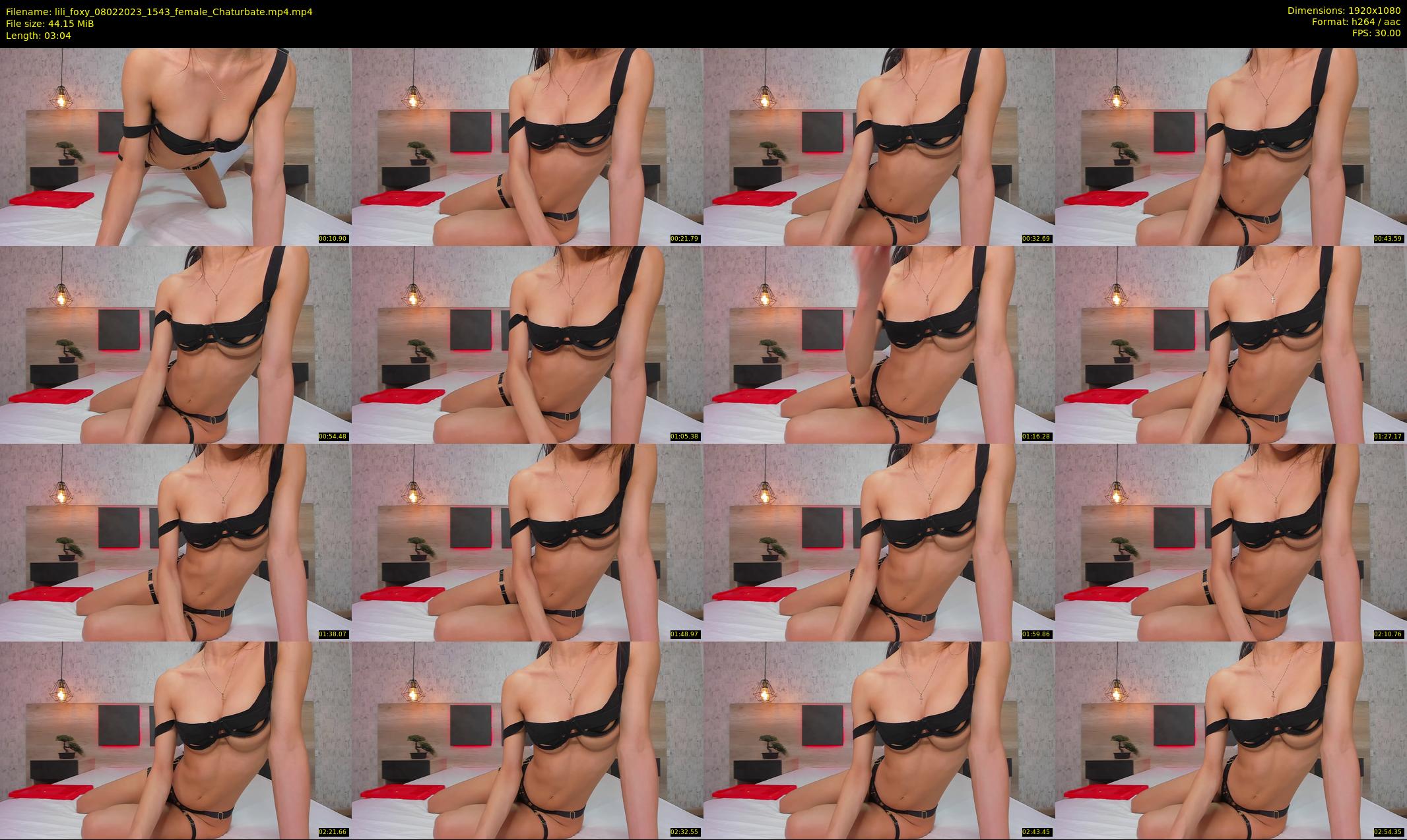 lili_foxy — 4 minute Chaturbate female cam show recording, 1080p, Feb 8, 2023