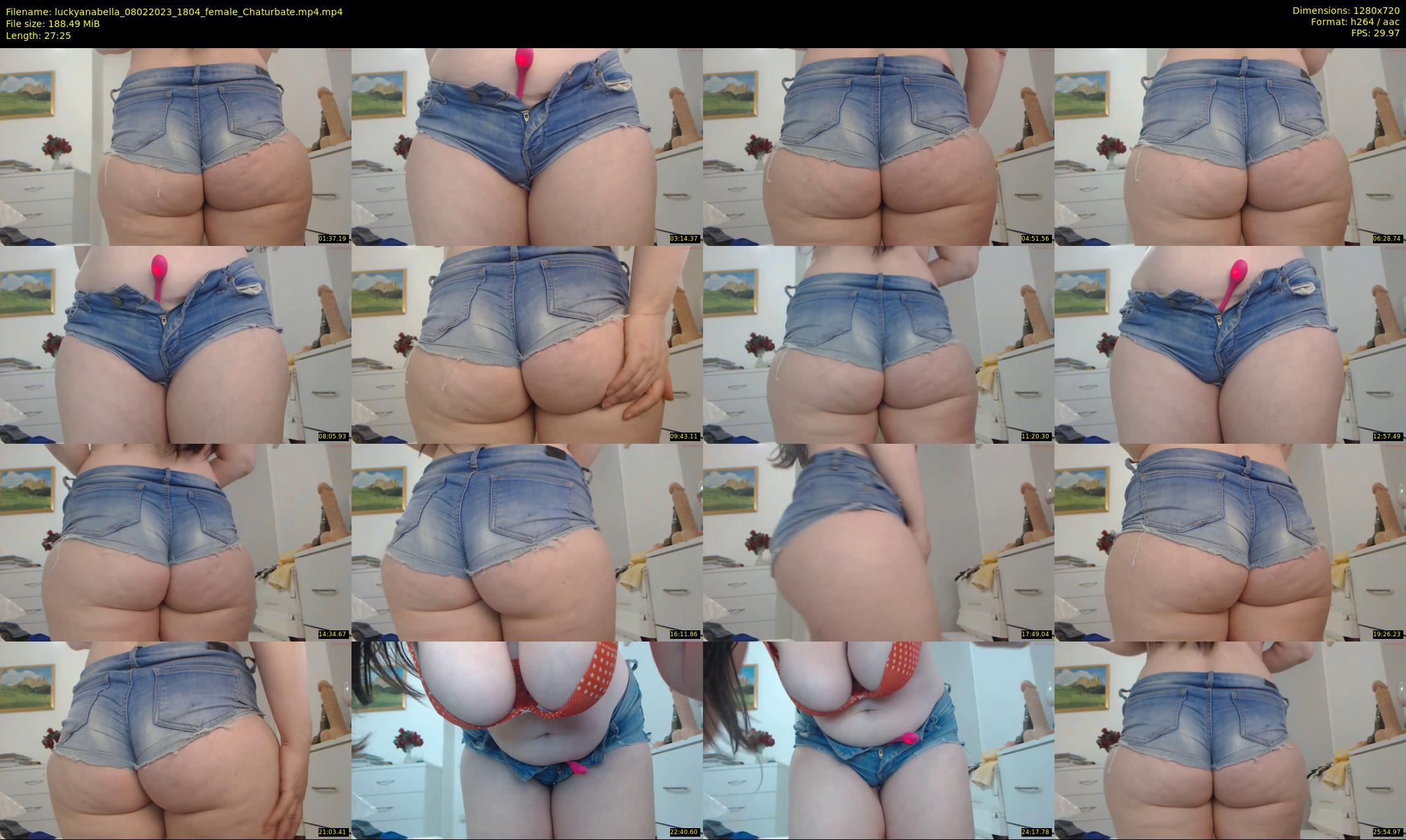 luckyanabella — 28 minute Chaturbate female cam show recording, 720p, Feb 8, 2023