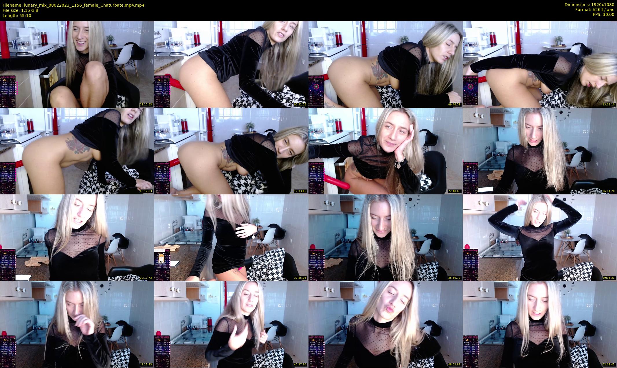 lunary_mix — 56 minute Chaturbate couple cam show recording, 1080p, Feb 8, 2023