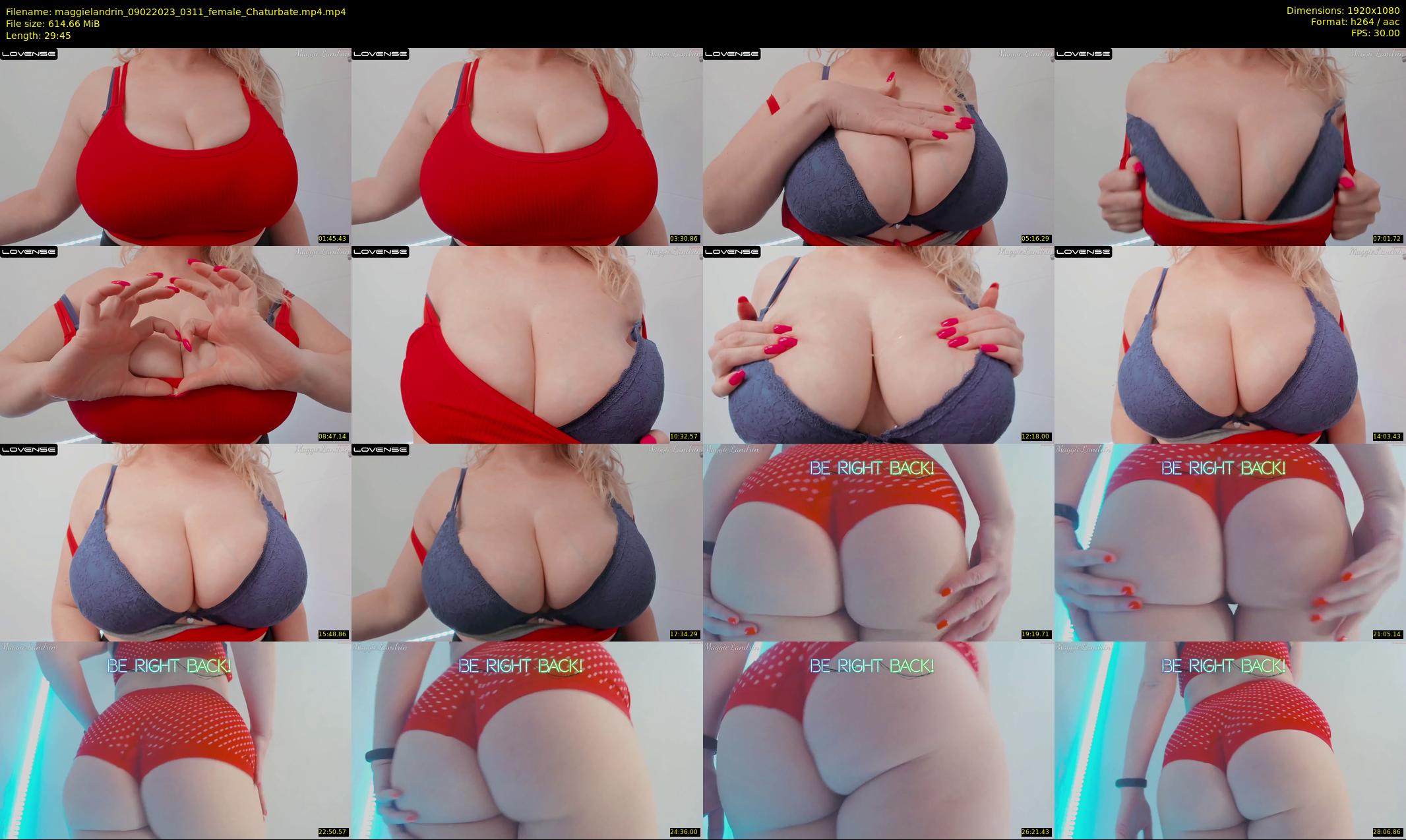 maggielandrin — 30 minute Chaturbate female cam show recording, 1080p, Feb 9, 2023