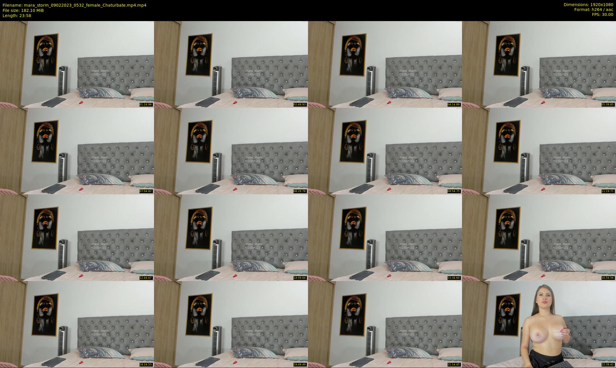 mara_storm — 24 minute Chaturbate female cam show recording, 1080p, Feb 9, 2023