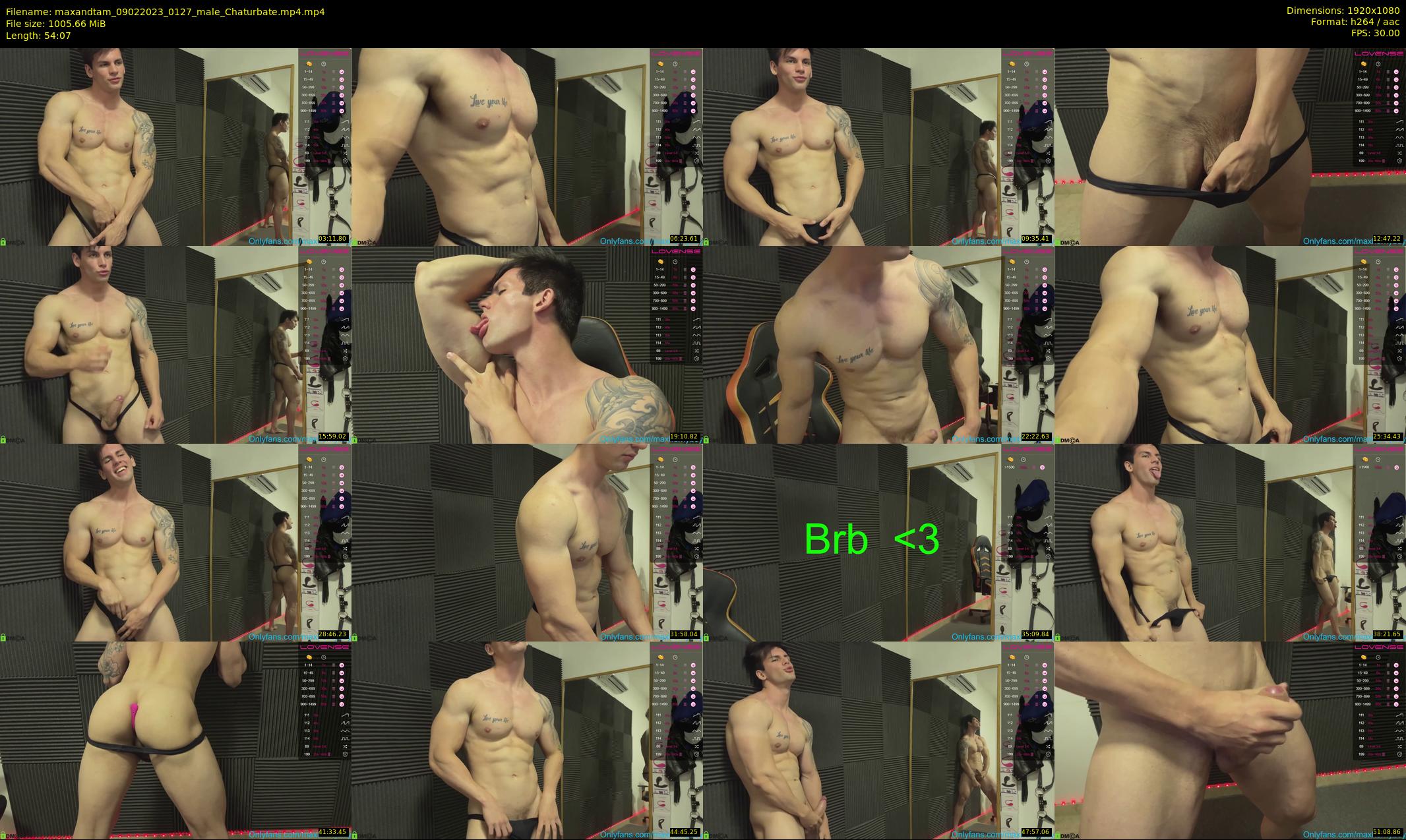 maxandtam — 55 minute Chaturbate couple cam show recording, 1080p, Feb 9, 2023