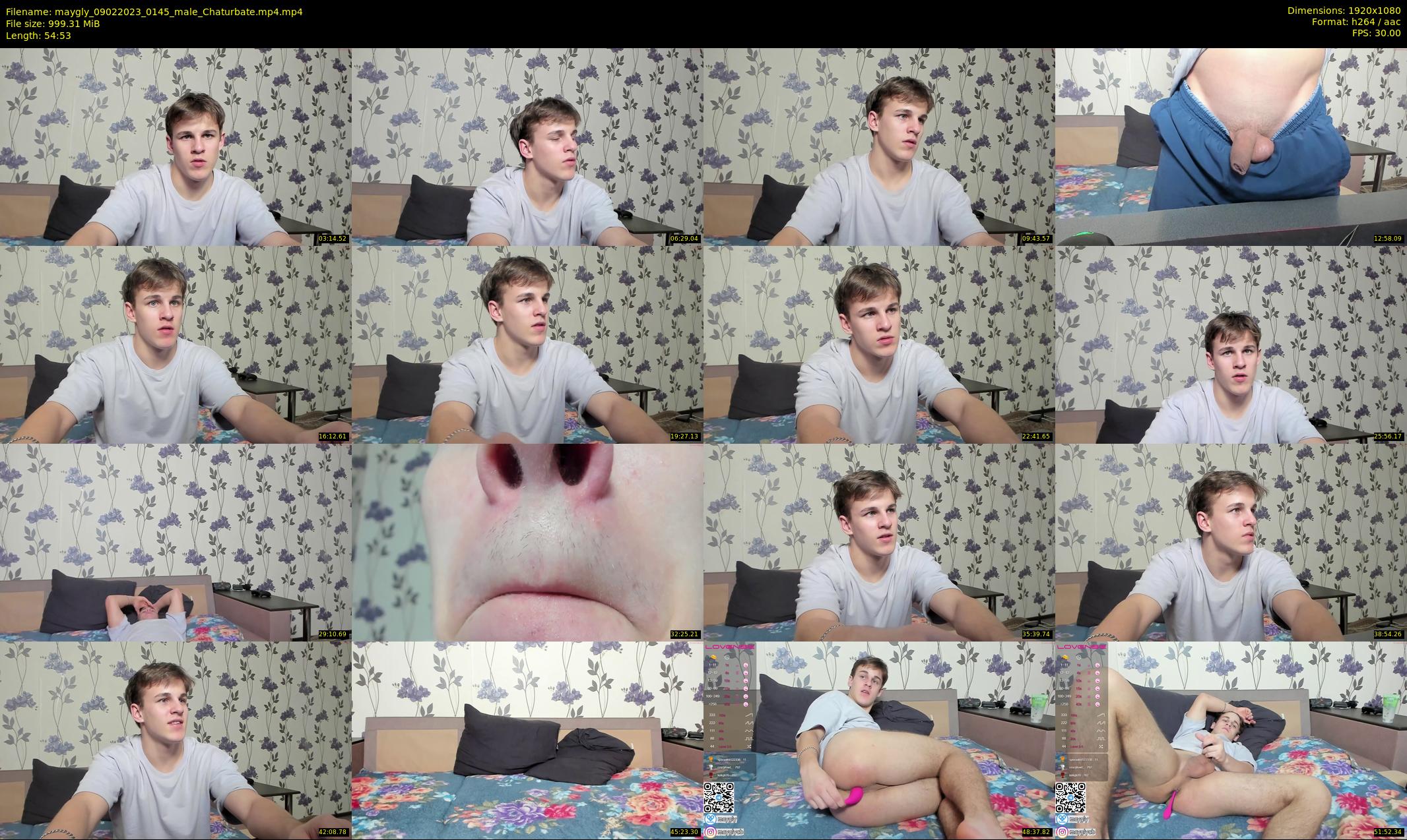 maygly — 55 minute Chaturbate male cam show recording, 1080p, Feb 9, 2023