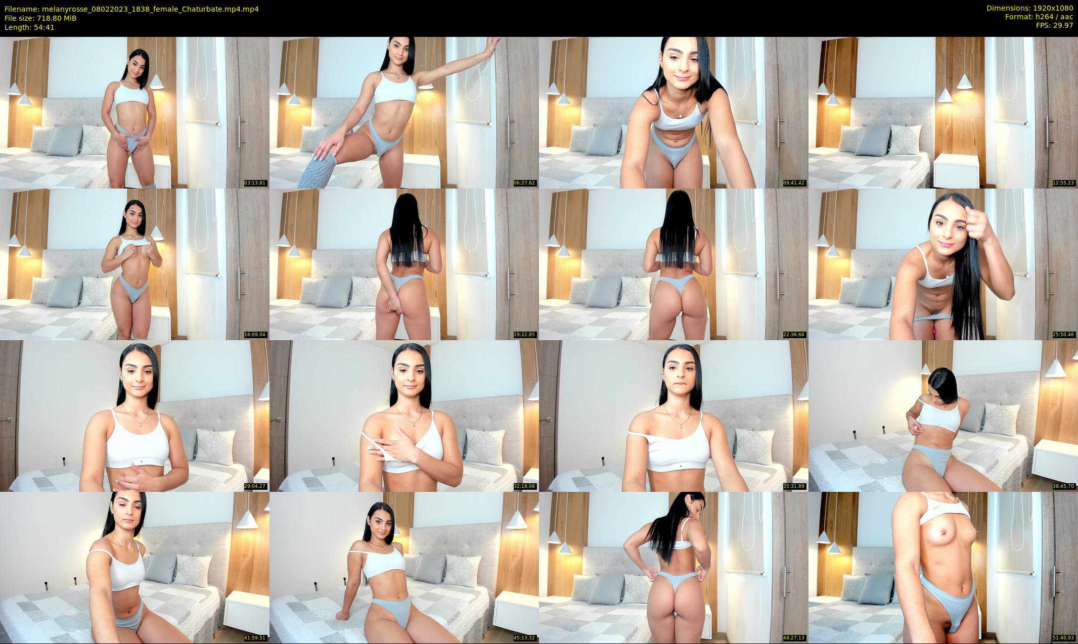 melanyrosse — 55 minute Chaturbate female cam show recording, 1080p, Feb 8, 2023