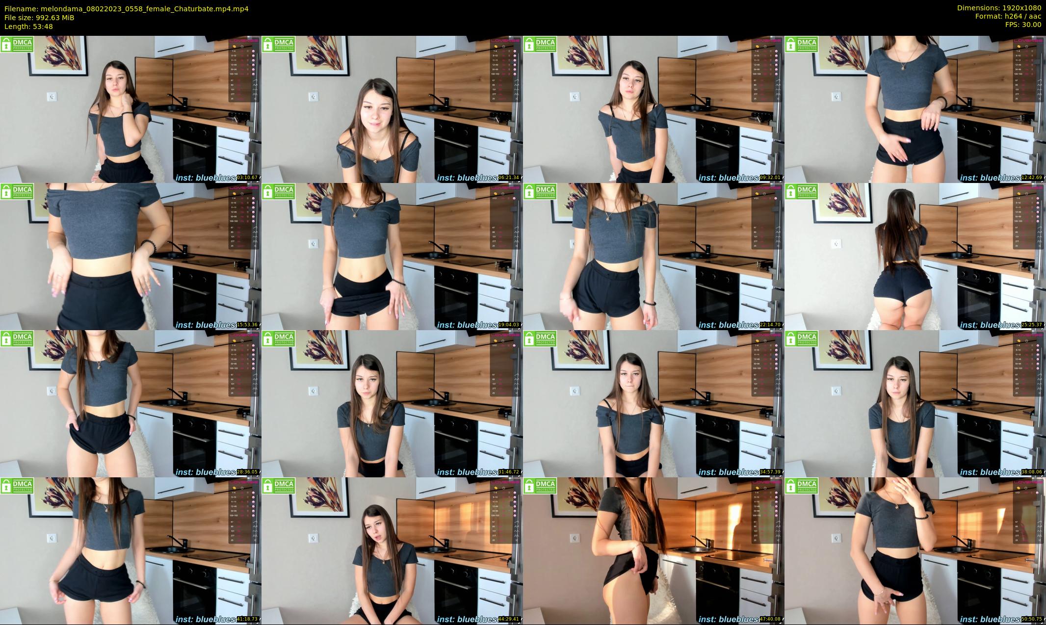 melondama — 54 minute Chaturbate female cam show recording, 1080p, Feb 8, 2023