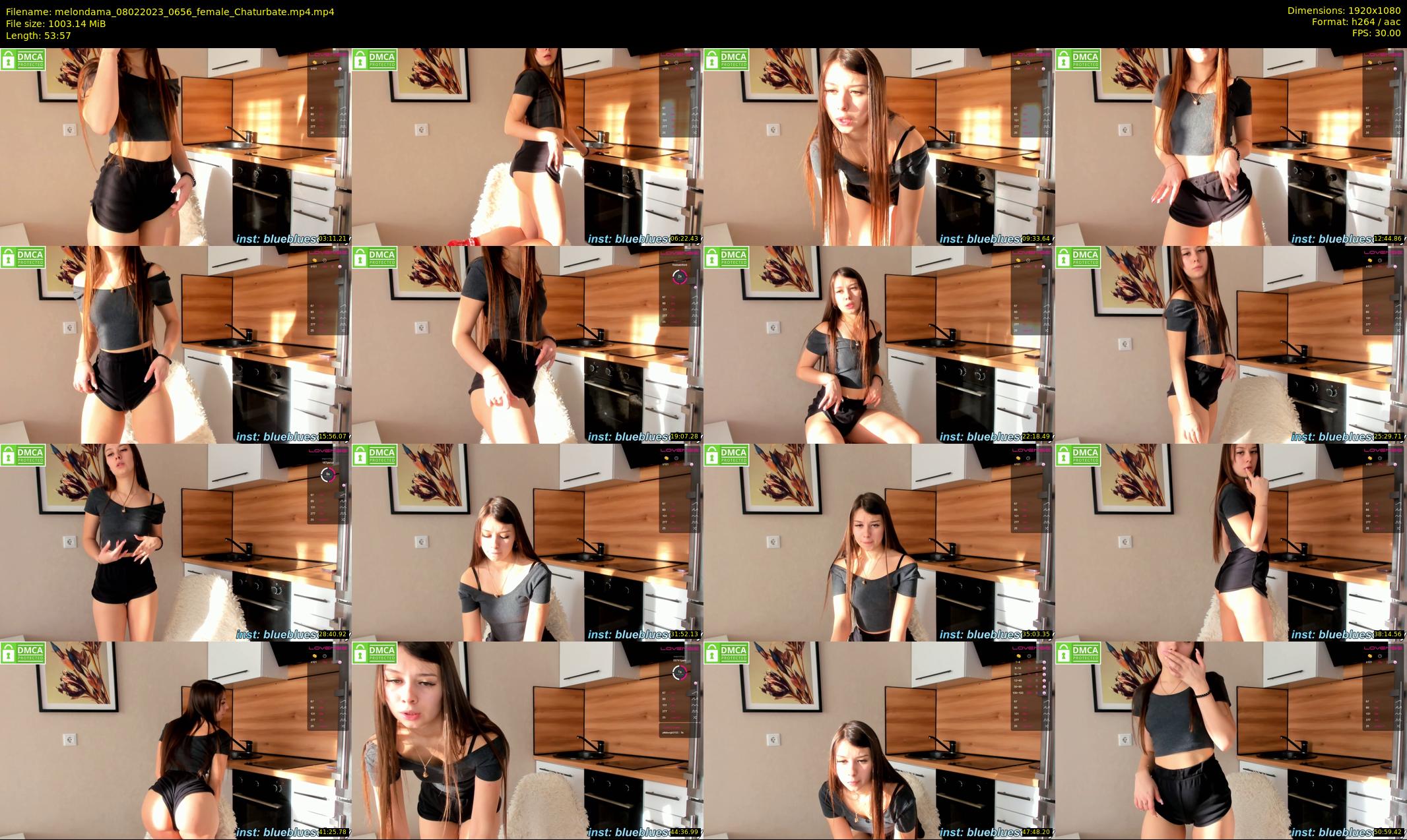 melondama — 54 minute Chaturbate female cam show recording, 1080p, Feb 8, 2023