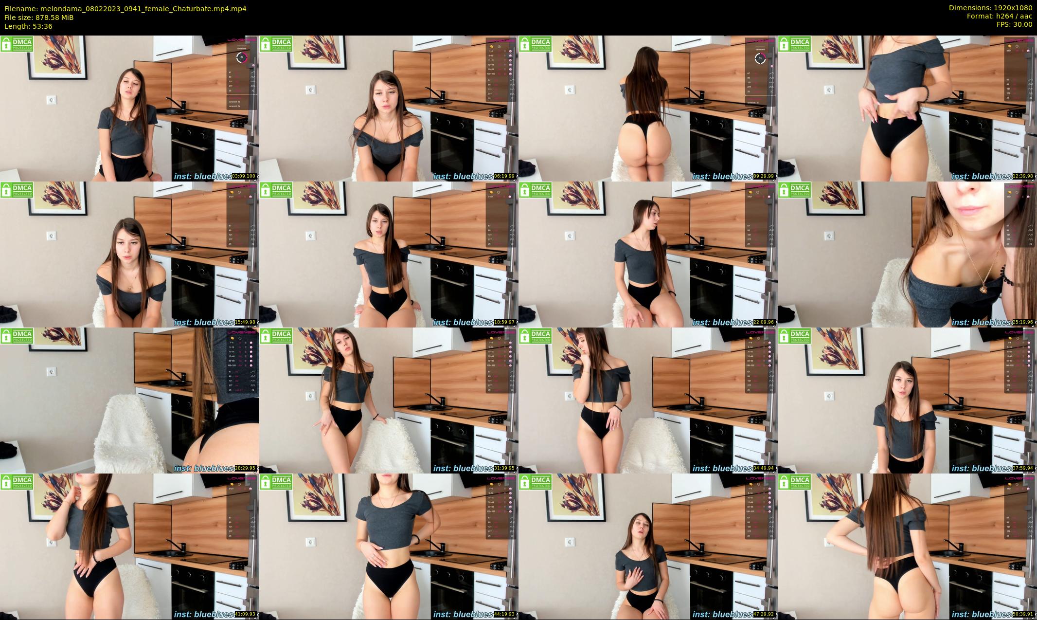 melondama — 54 minute Chaturbate female cam show recording, 1080p, Feb 8, 2023