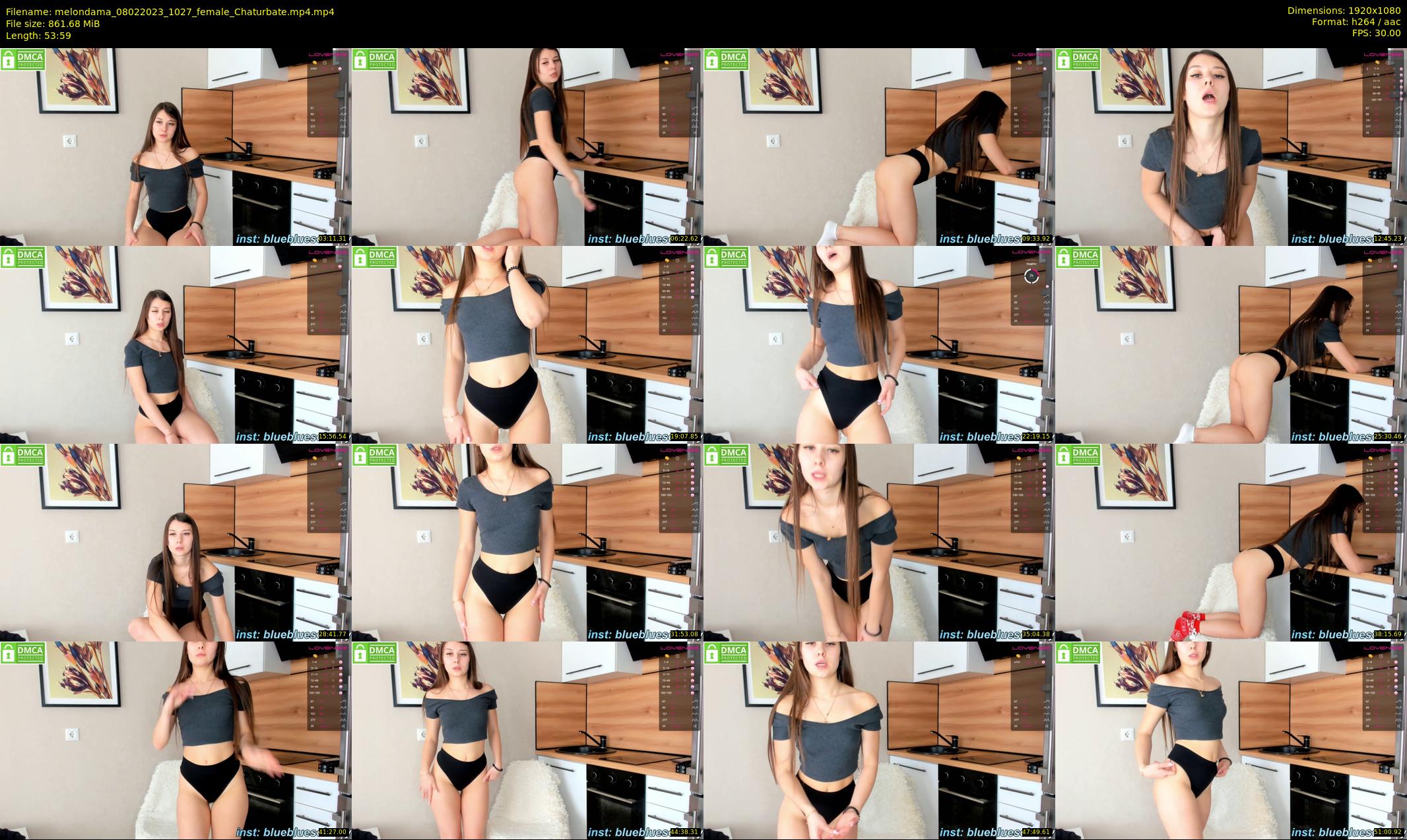 melondama — 54 minute Chaturbate female cam show recording, 1080p, Feb 8, 2023