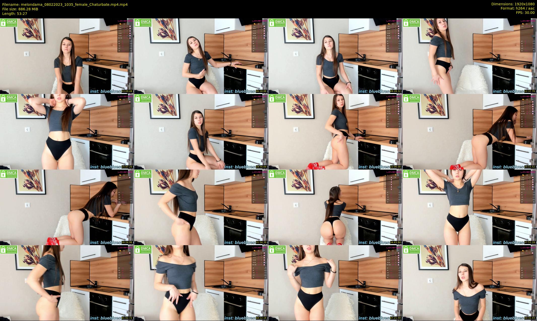 melondama — 54 minute Chaturbate female cam show recording, 1080p, Feb 8, 2023