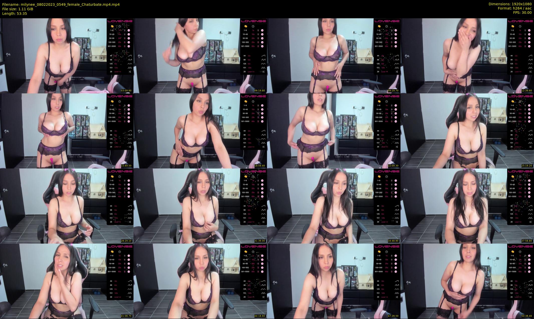 milynee — 54 minute Chaturbate female cam show recording, 1080p, Feb 8, 2023