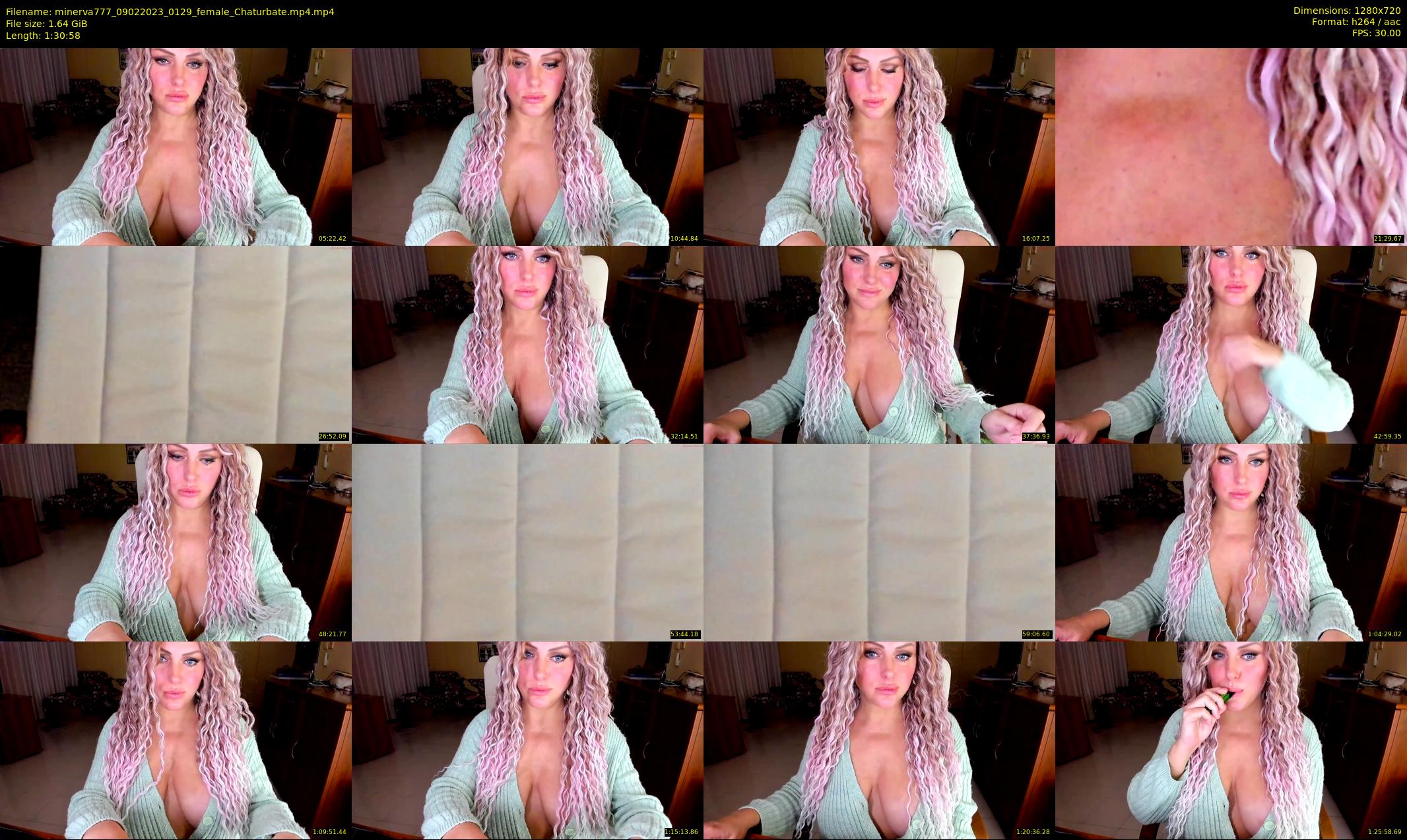 minerva777 — 91 minute Chaturbate female cam show recording, 720p, Feb 9, 2023