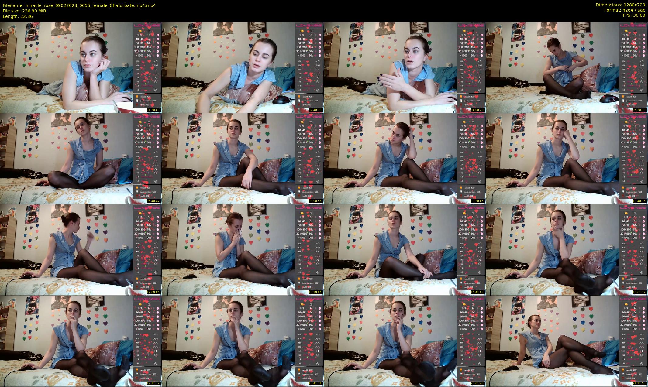 miracle_rose — 23 minute Chaturbate female cam show recording, 720p, Feb 9, 2023