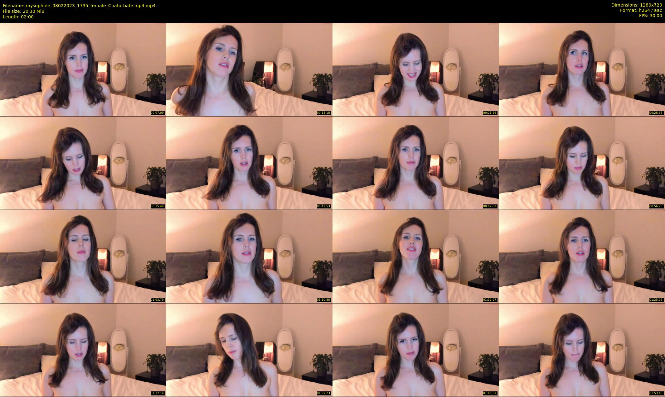 mysophiee — 2 minute Chaturbate female cam show recording, 720p, Feb 8, 2023