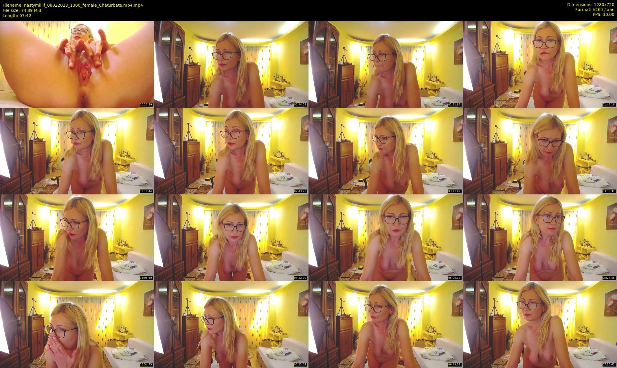 nastymilllf — 8 minute Chaturbate female cam show recording, 720p, Feb 8, 2023