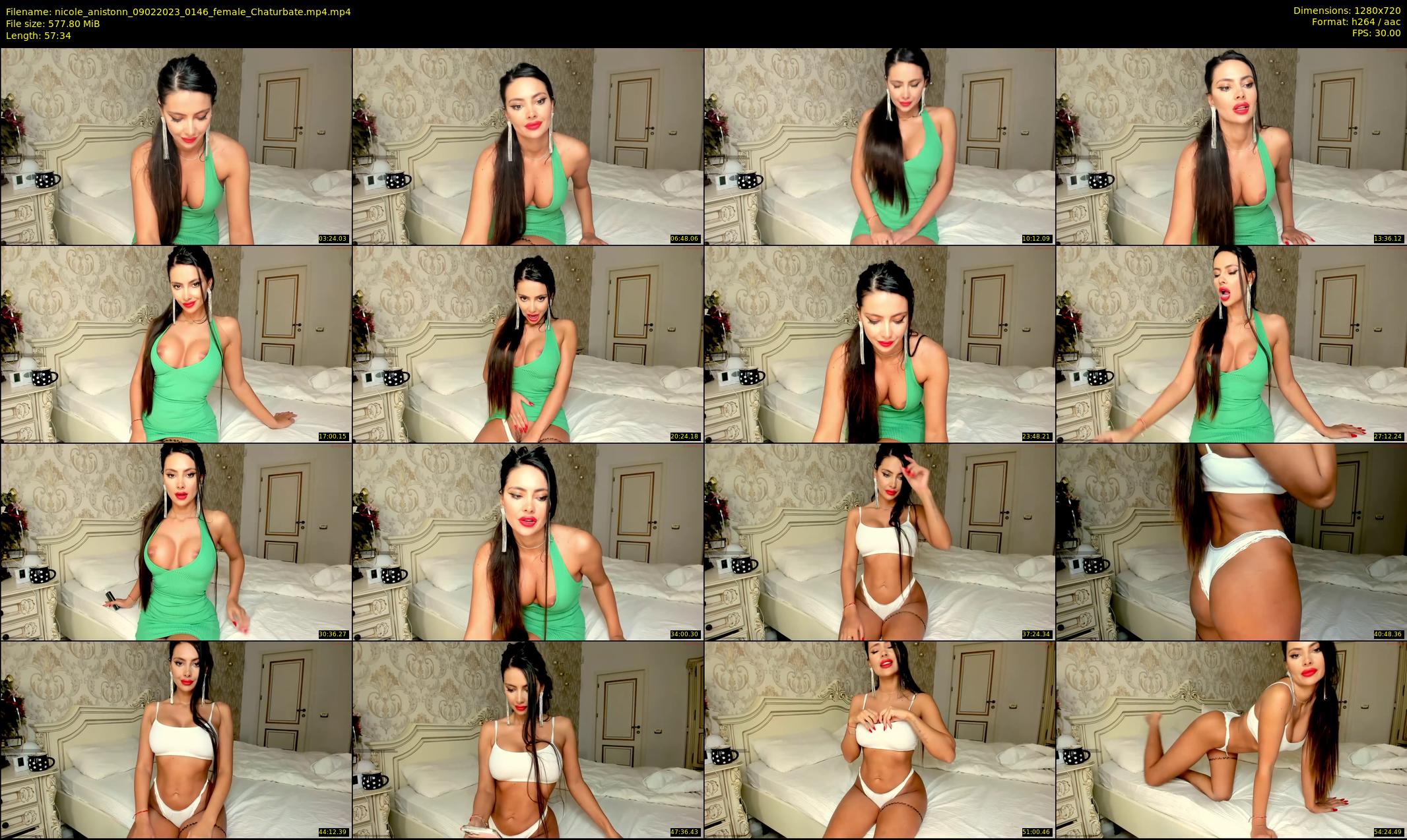 nicole_anistonn — 58 minute Chaturbate female cam show recording, 720p, Feb 9, 2023